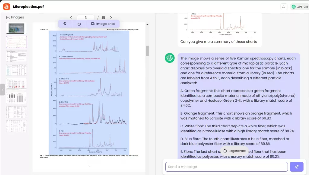 要求 PopAi 對圖片進行解釋