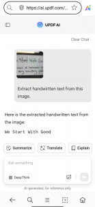 UPDF AI 線上版