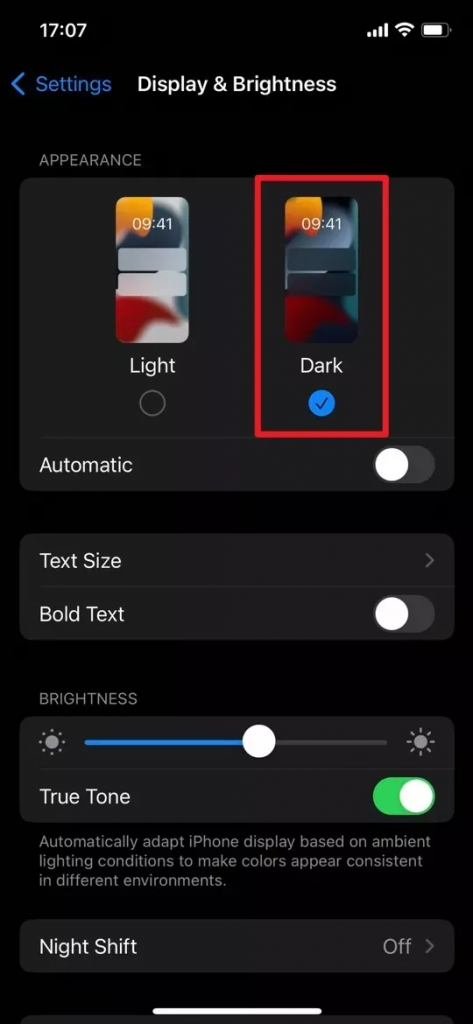 iPhone 版 UPDF 開啟深色模式