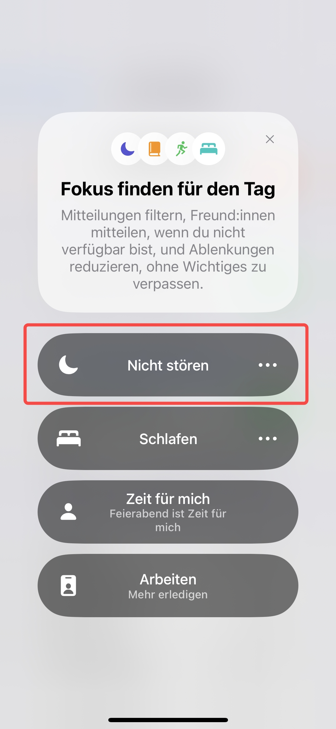 Nicht stören