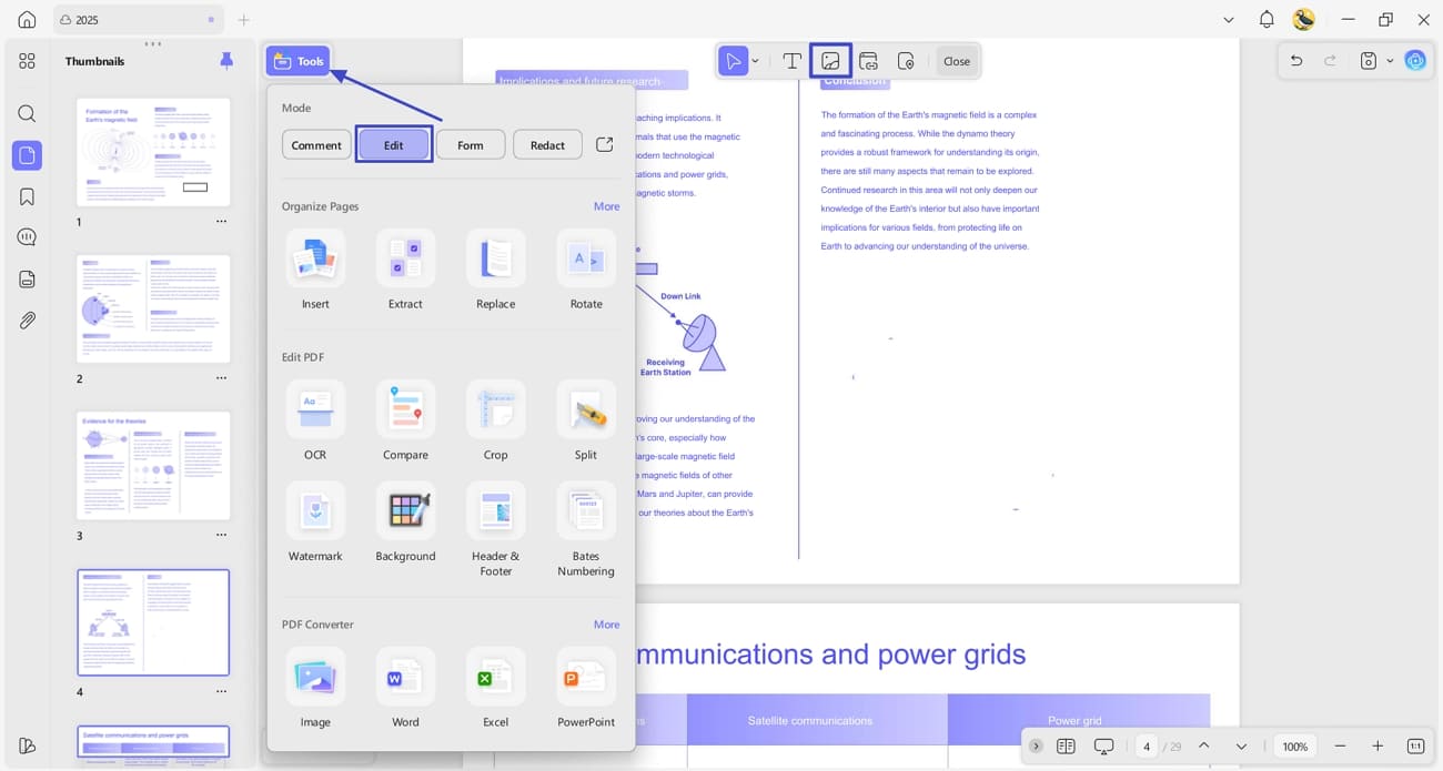 updf text image editing tool