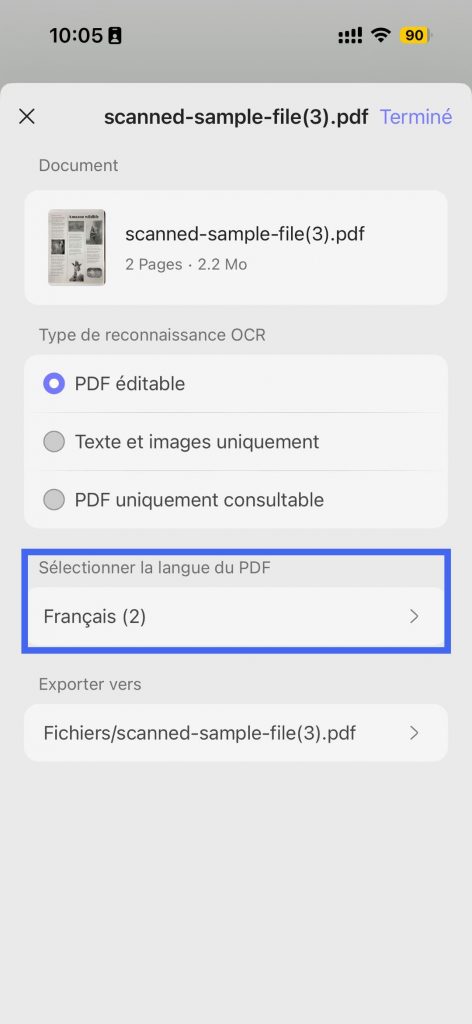 updf-ocr-language