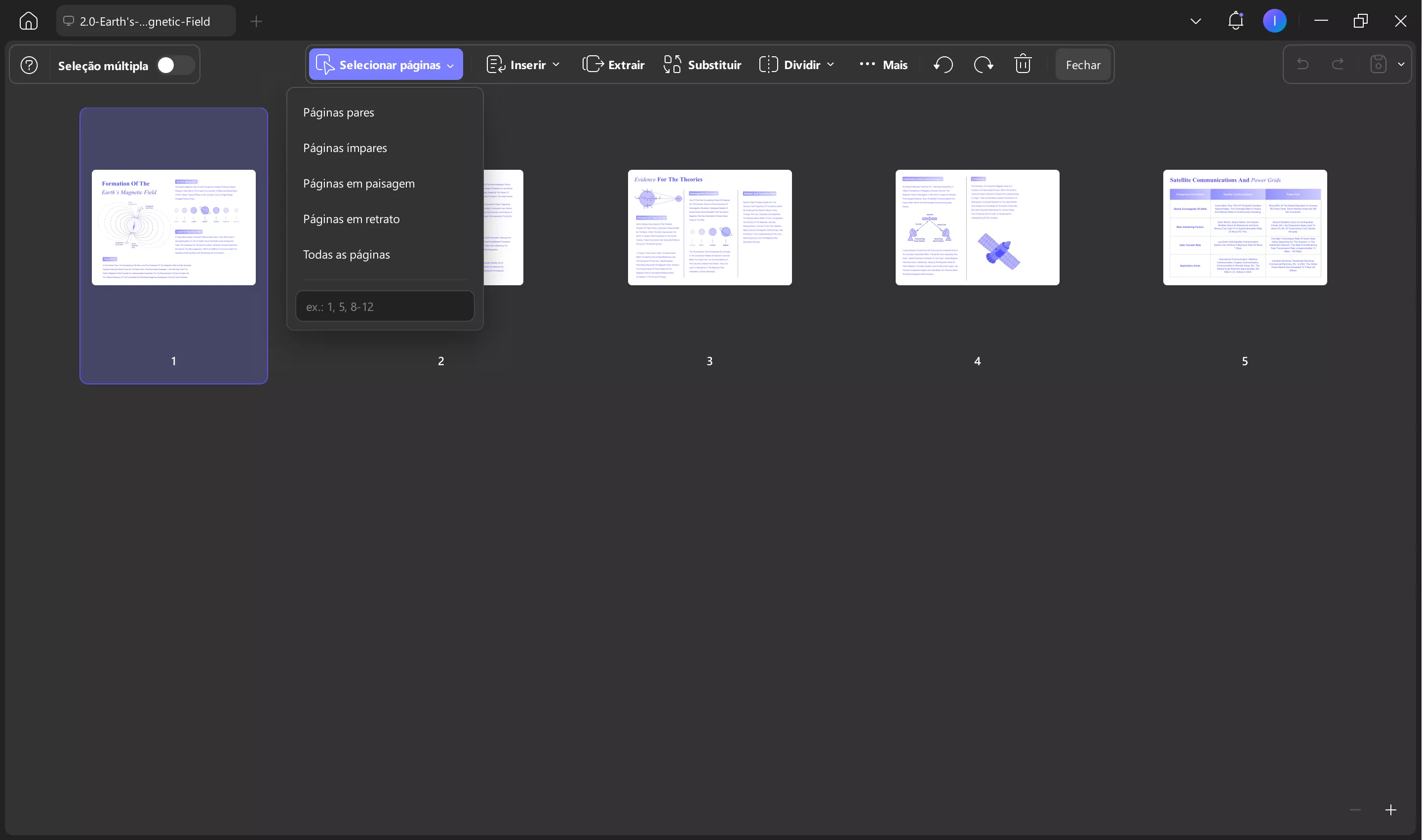 como excluir páginas de um pdf no preview