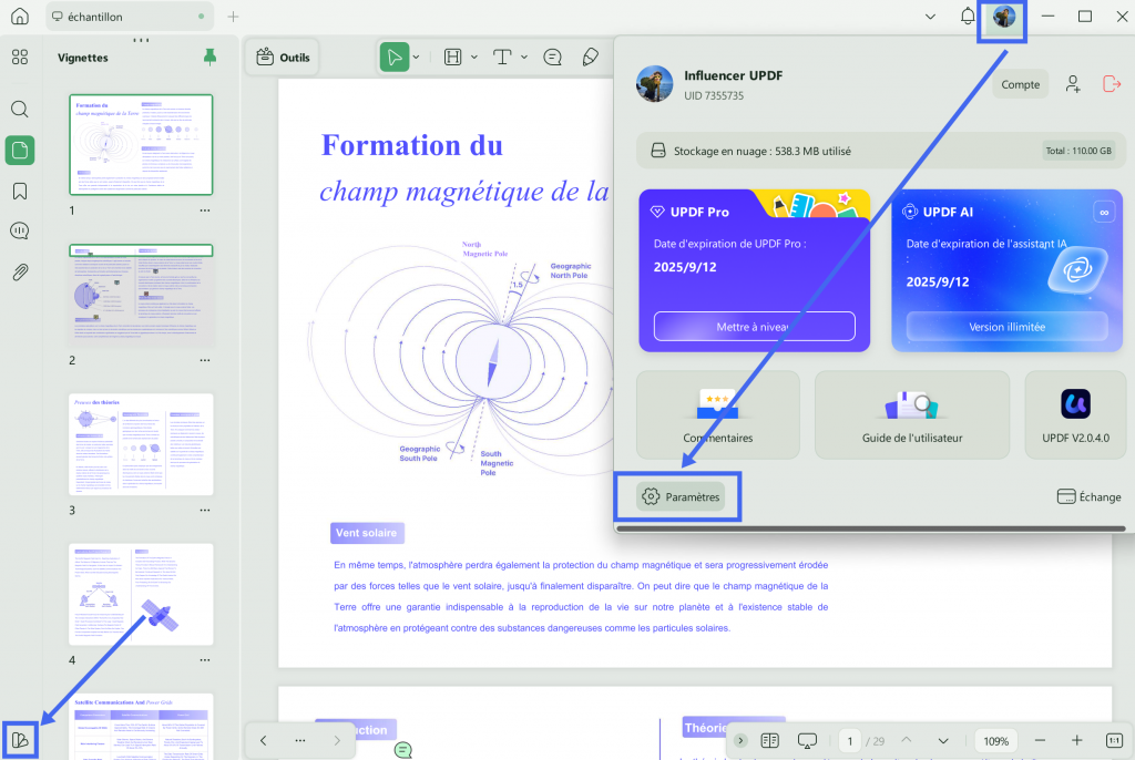 pdf mode sombre