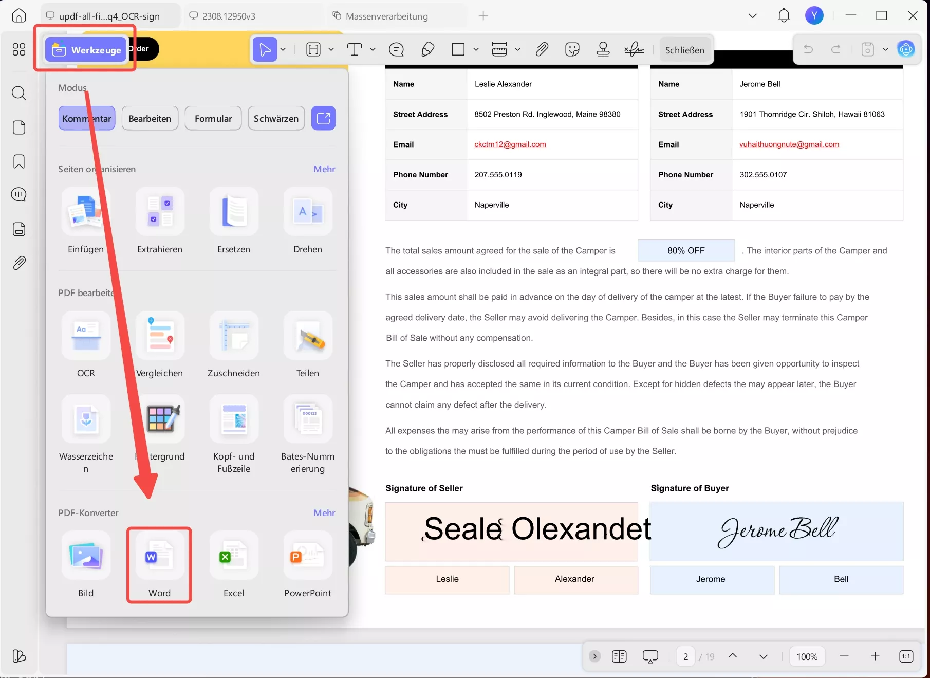 PDF in Word umwandeln
