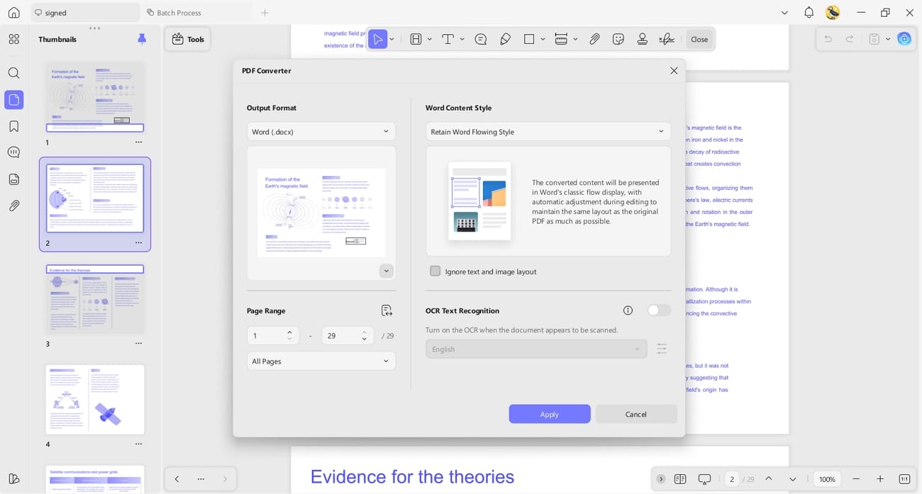 convert pdf other formats