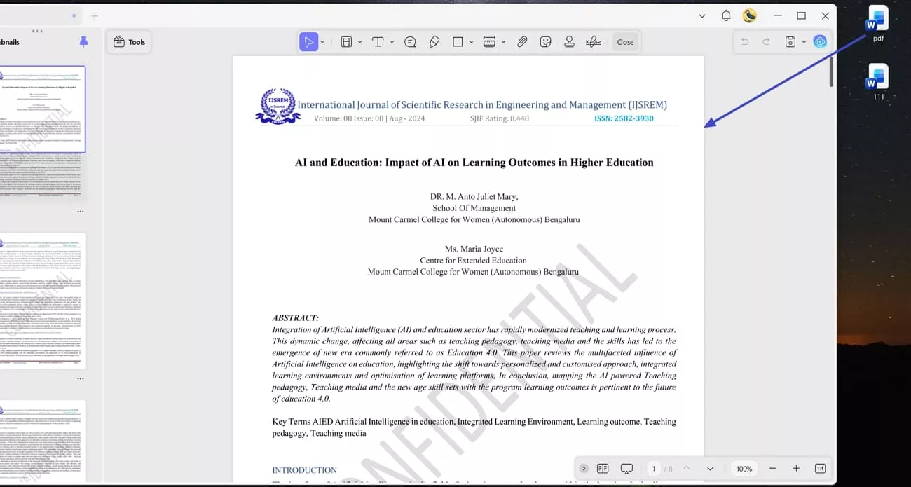 import text watermark word updf