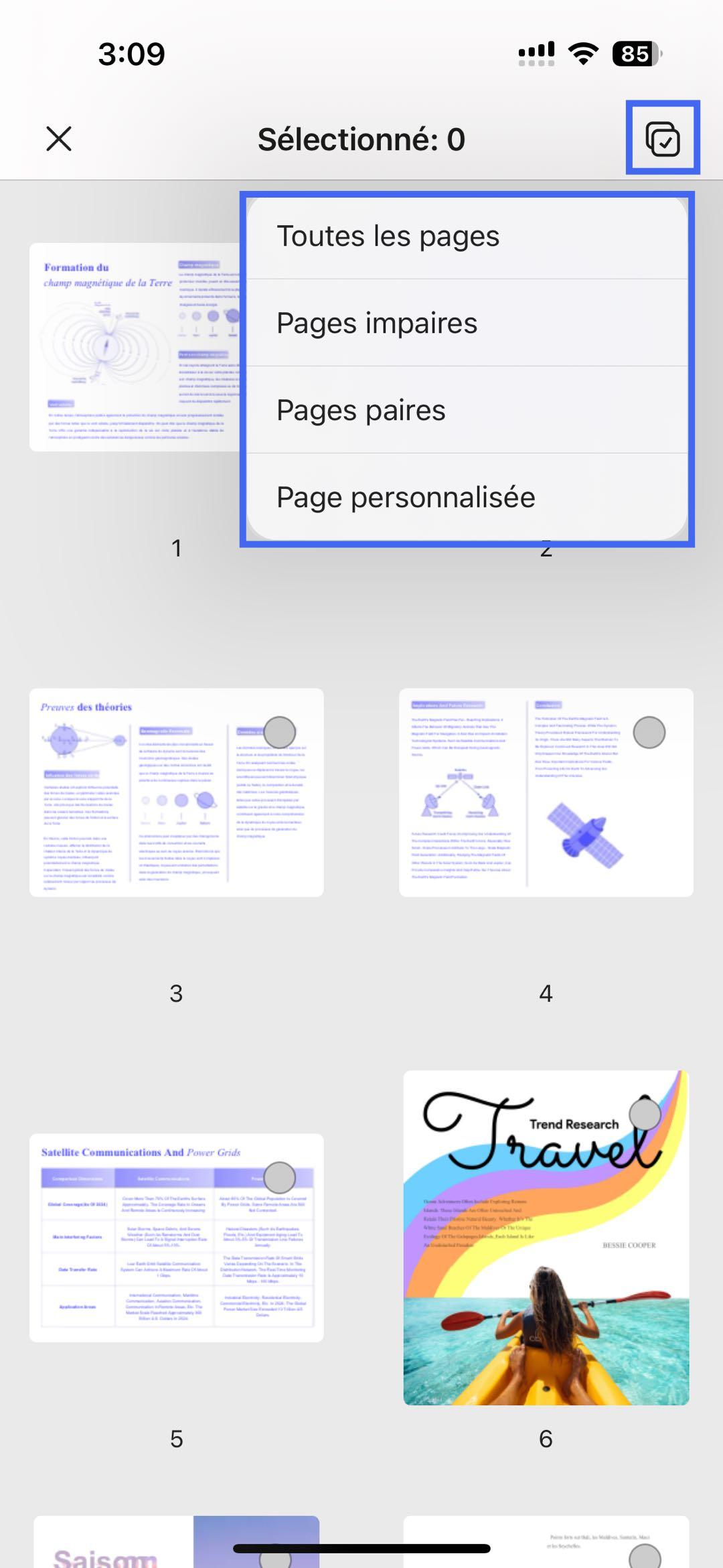 recadrage de plusieurs pages PDF