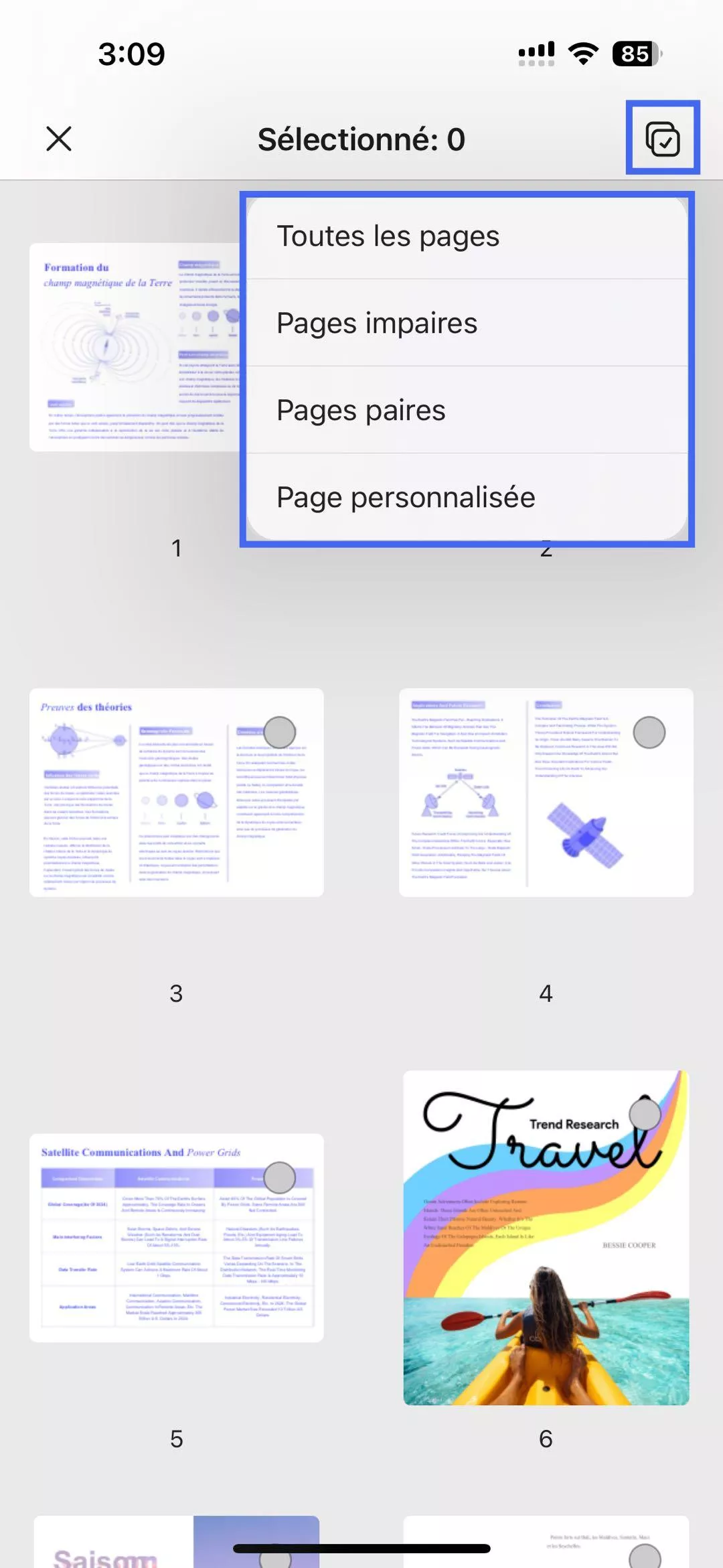 recadrage de plusieurs pages PDF