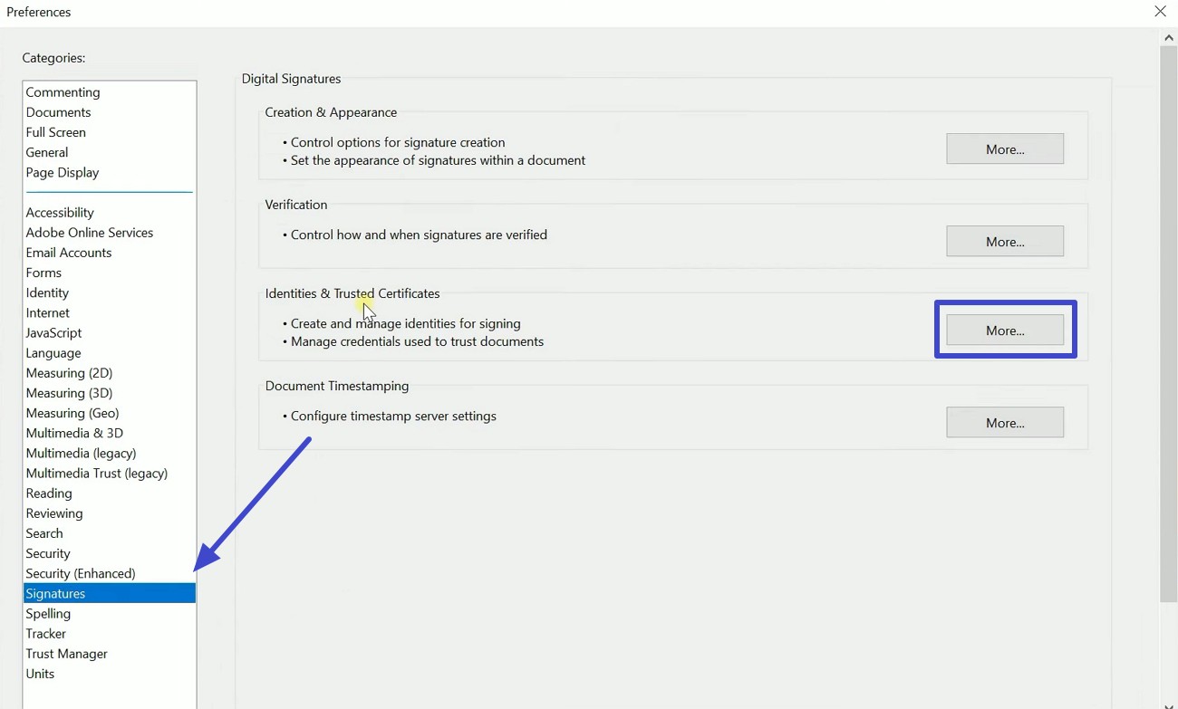 head to identifies and certificates