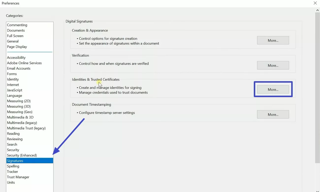head to identifies and certificates
