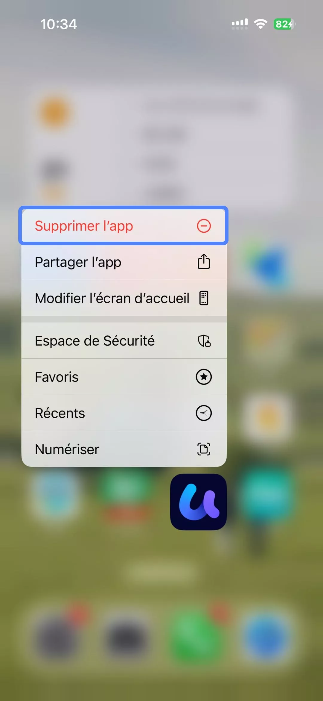 supprimer updf pour iOS