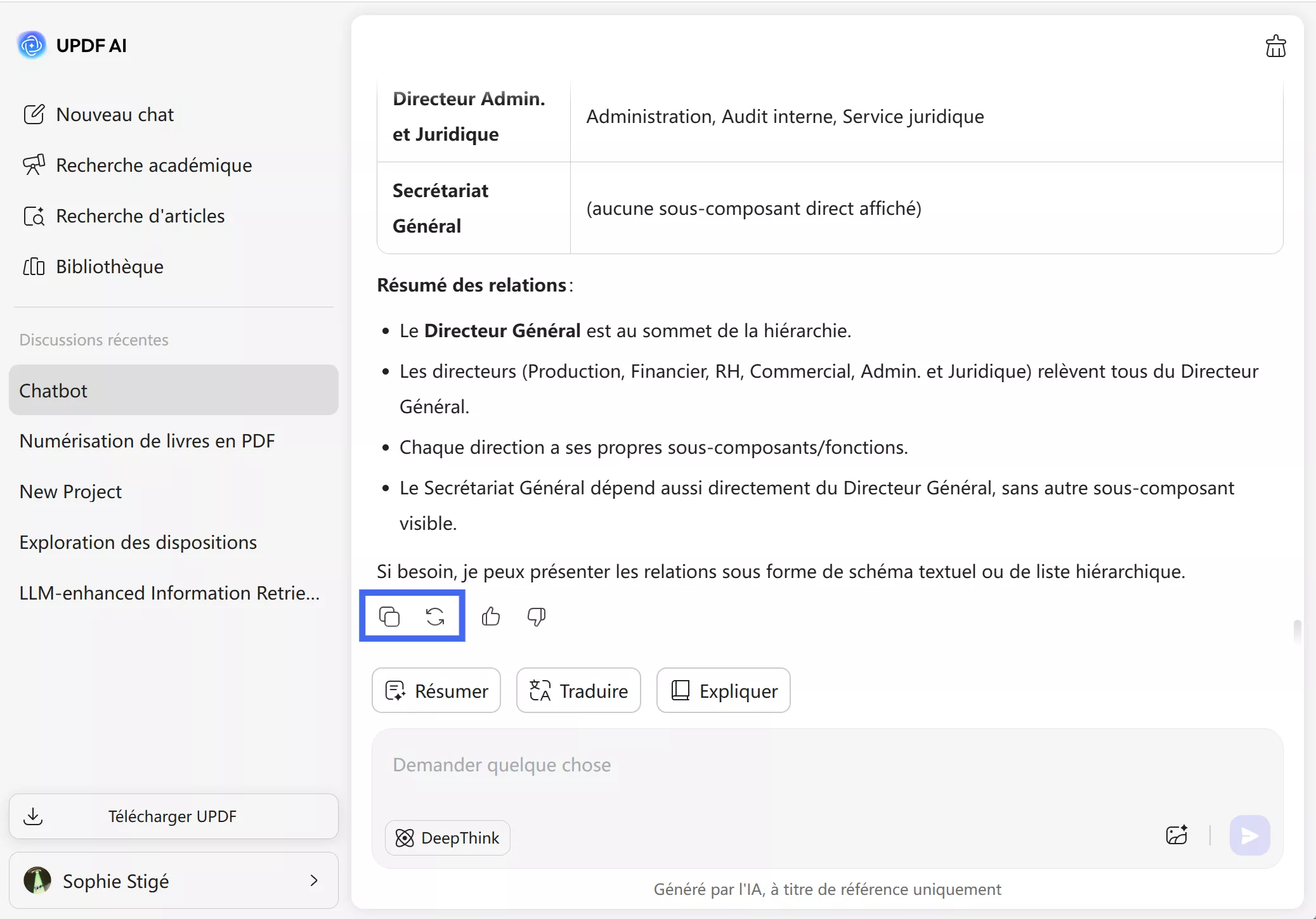 Extraction détaillée de diagrammes de flux avec l'IA UPDF