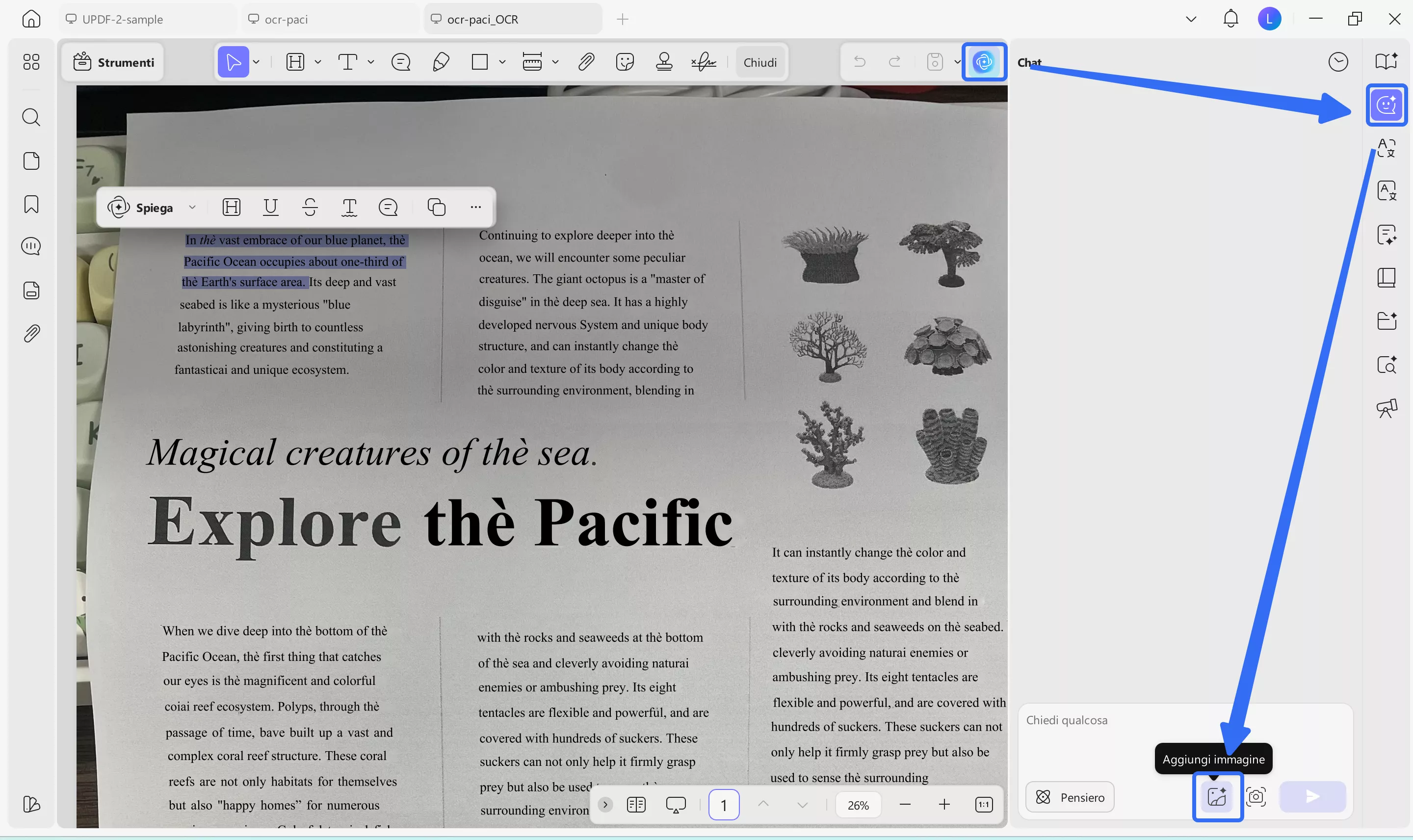 upload image to updf ai