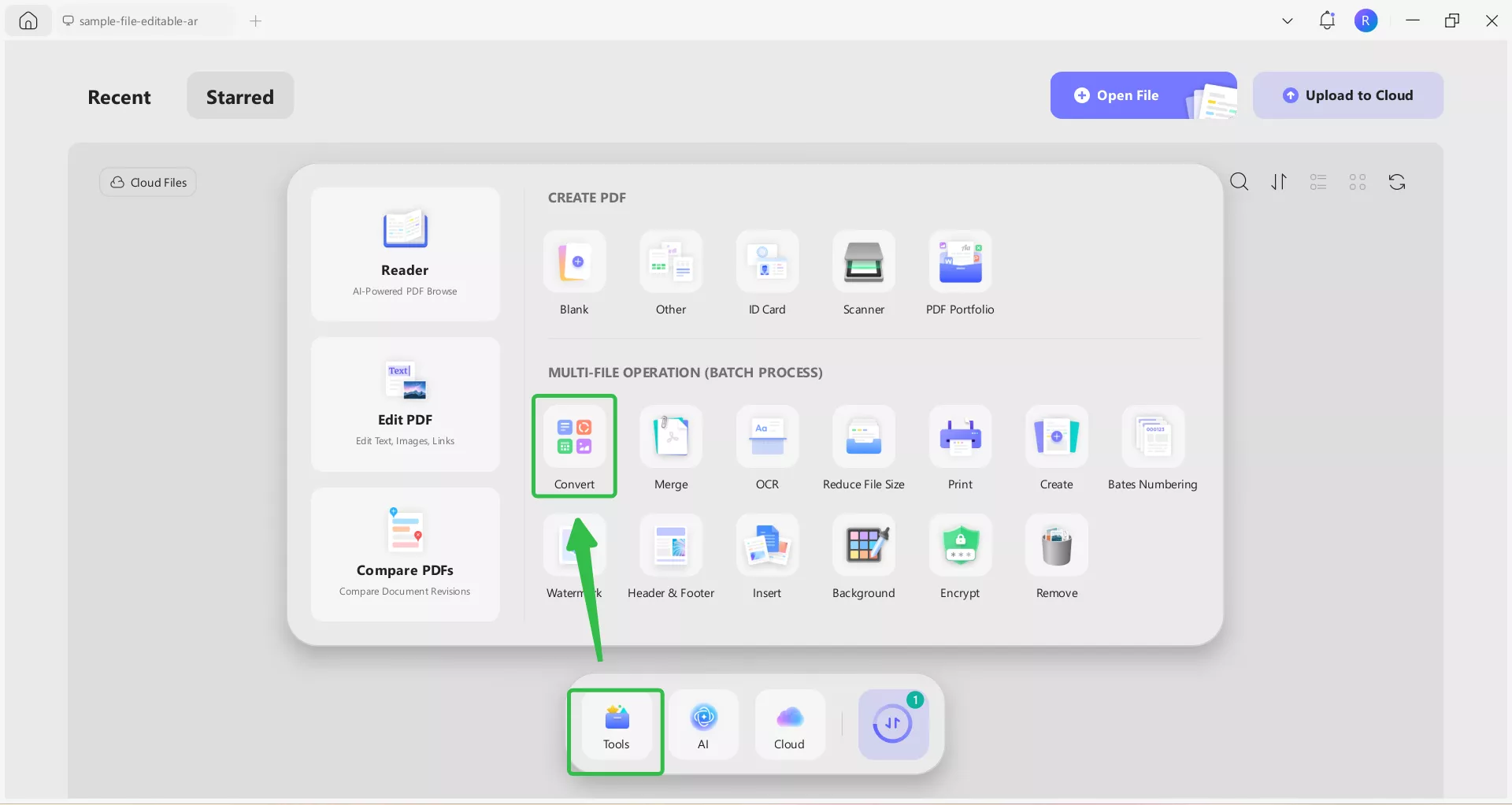 عدة ملفات PDF دفعة واحدة إلى Excel