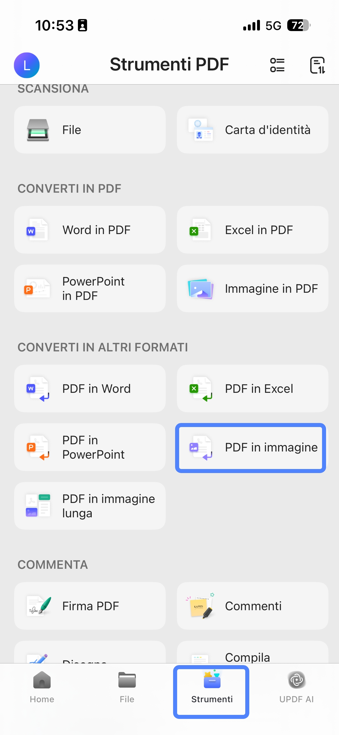 convert to image ios