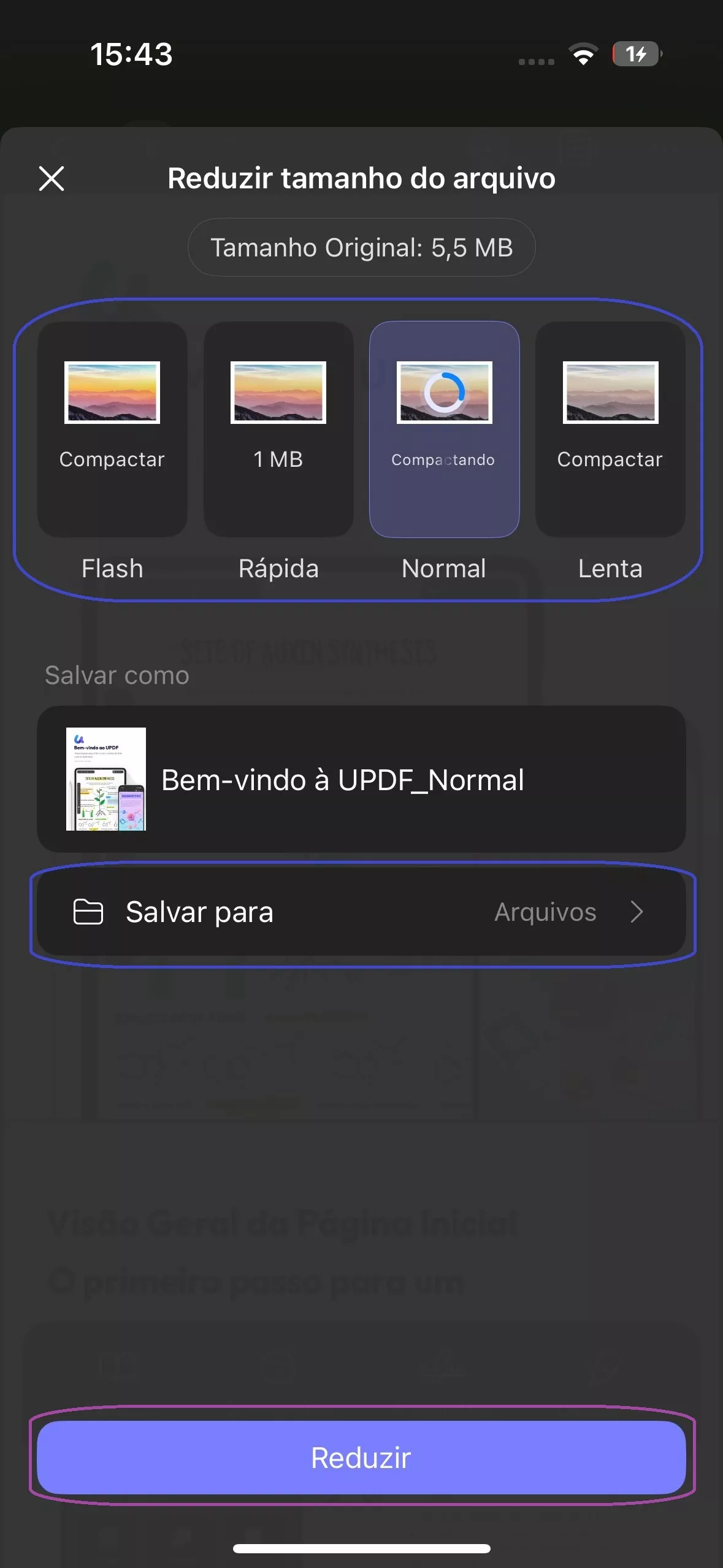 updf converter pdf no celular