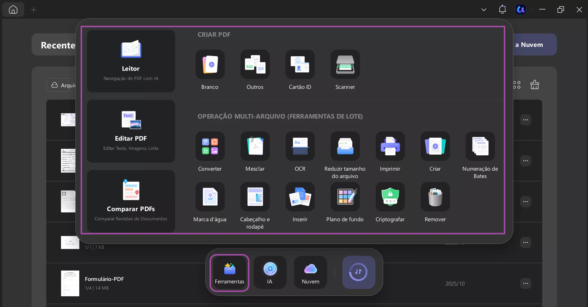 updf outros recursos
