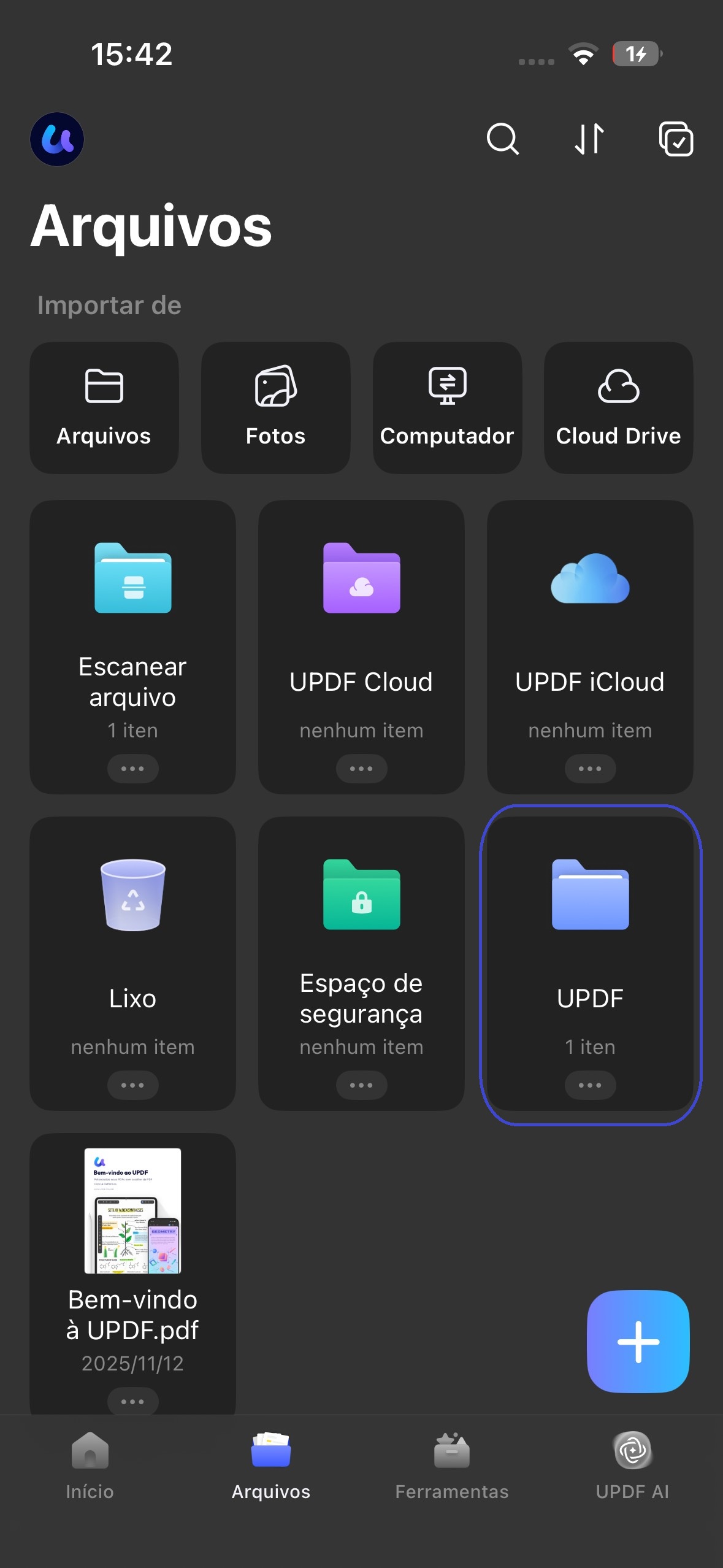 updf converter pdf no celular