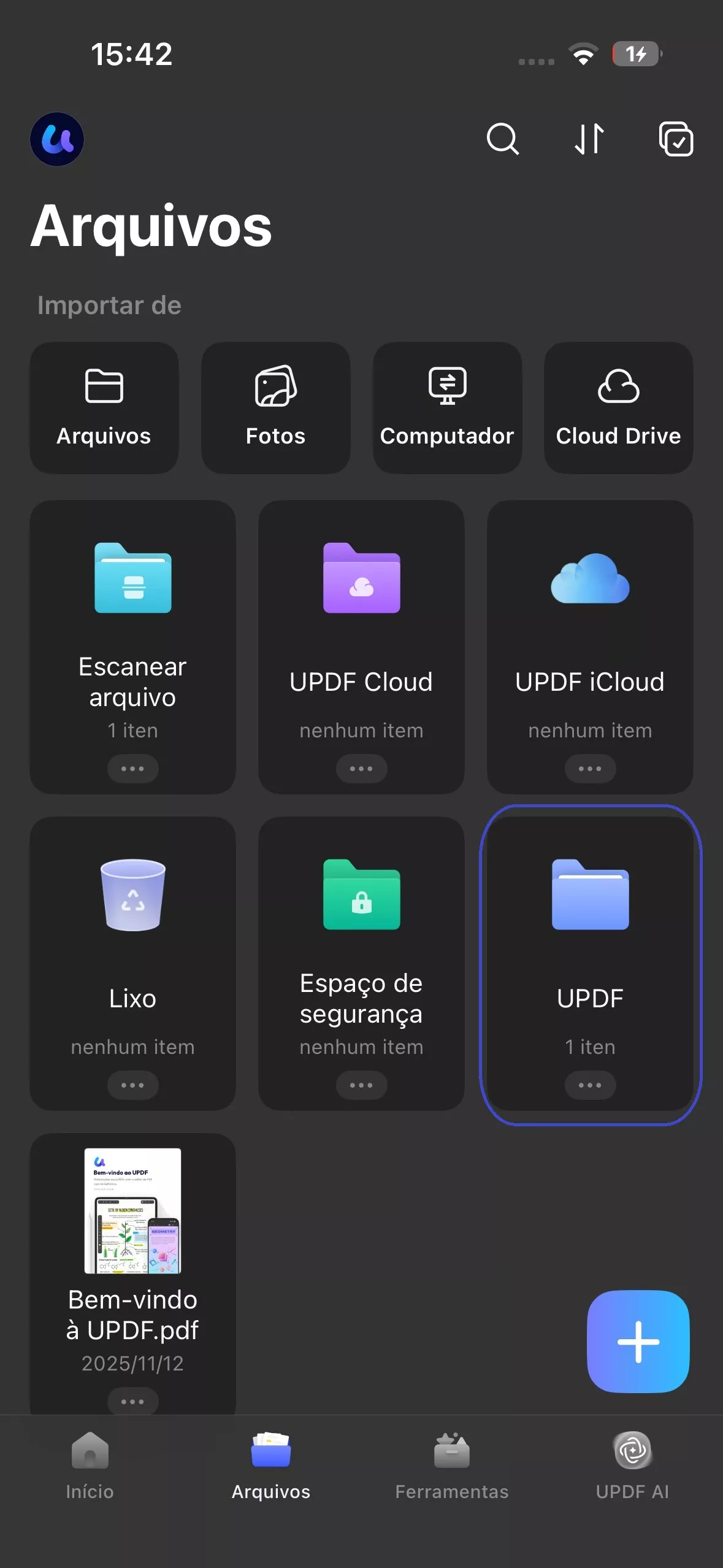 updf converter pdf no celular