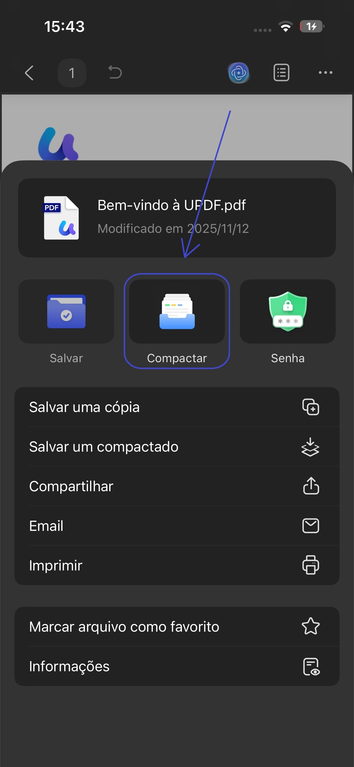 updf converter pdf no celular