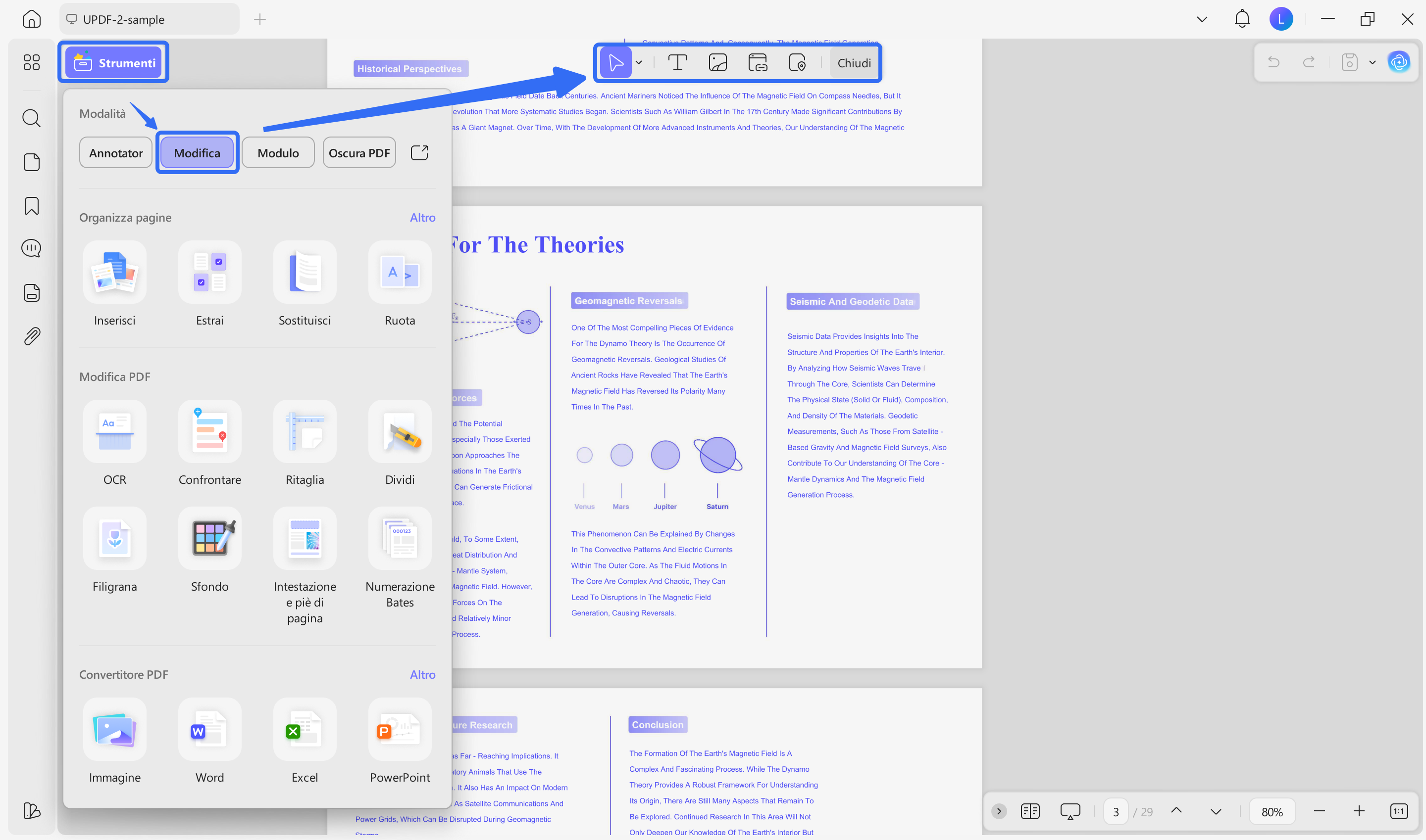 Enter Edit PDF Mode for Making Changes in UPDF