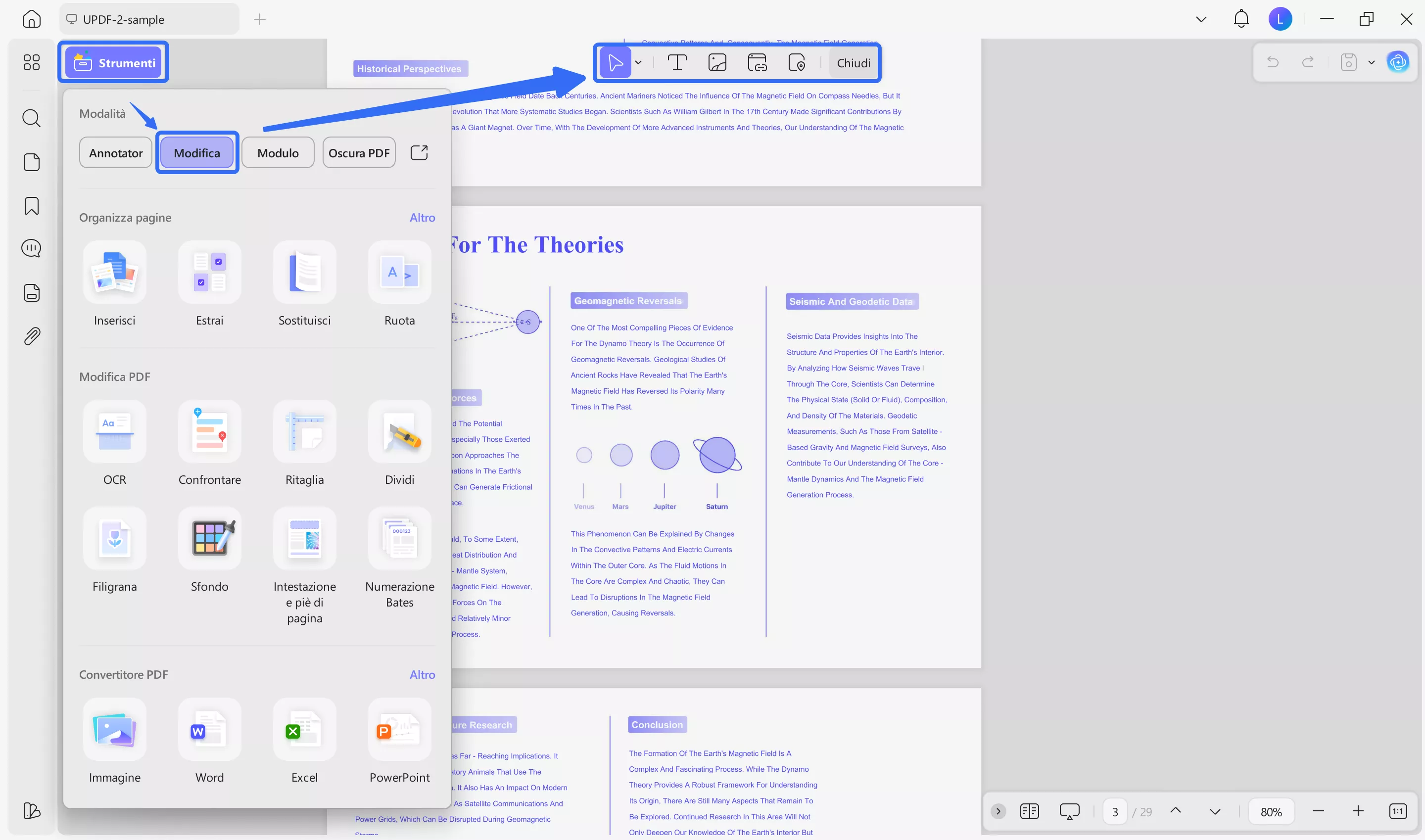 Enter Edit PDF Mode for Making Changes in UPDF