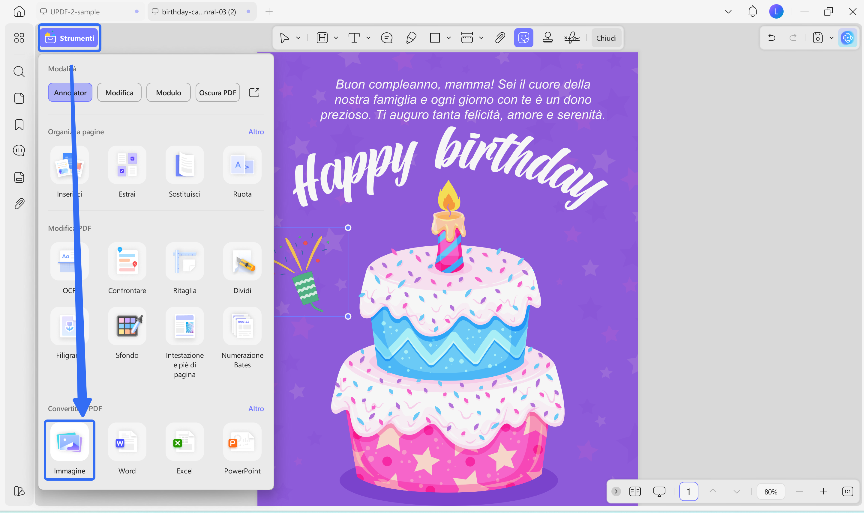 continue to export card as image