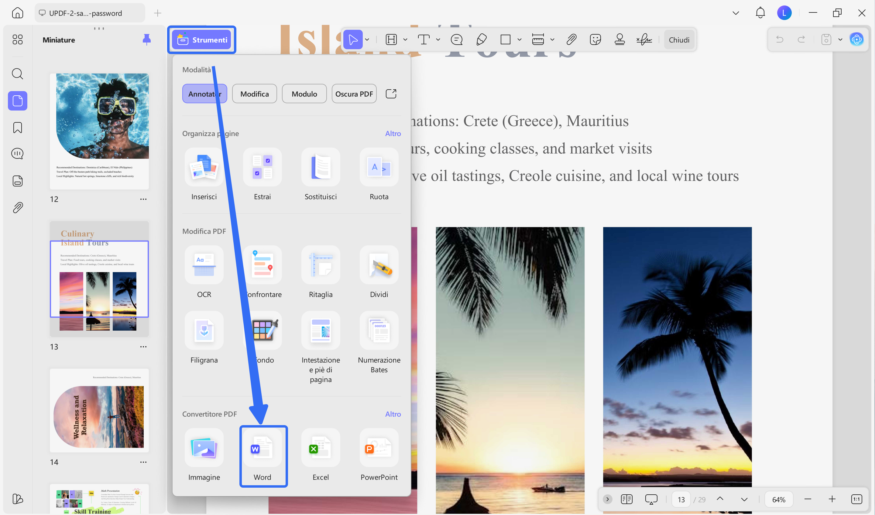 export chatgpt conversation pdf to word