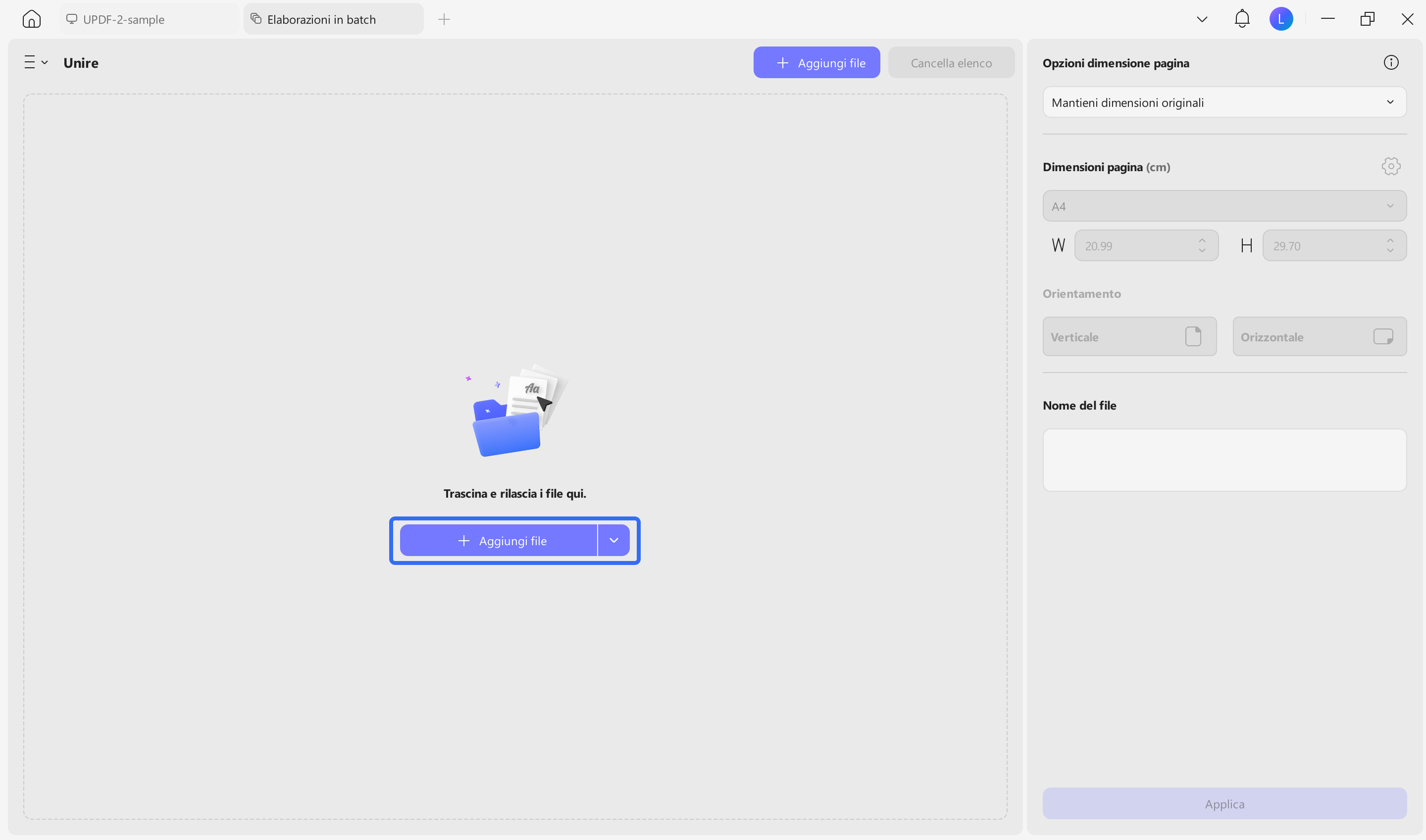  import screenshots to merge updf windows