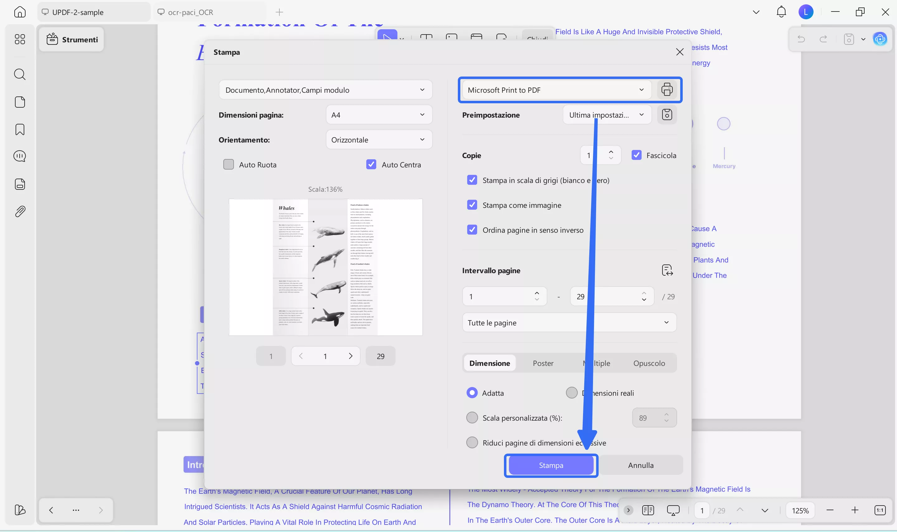 print as microsoft print to pdf using updf