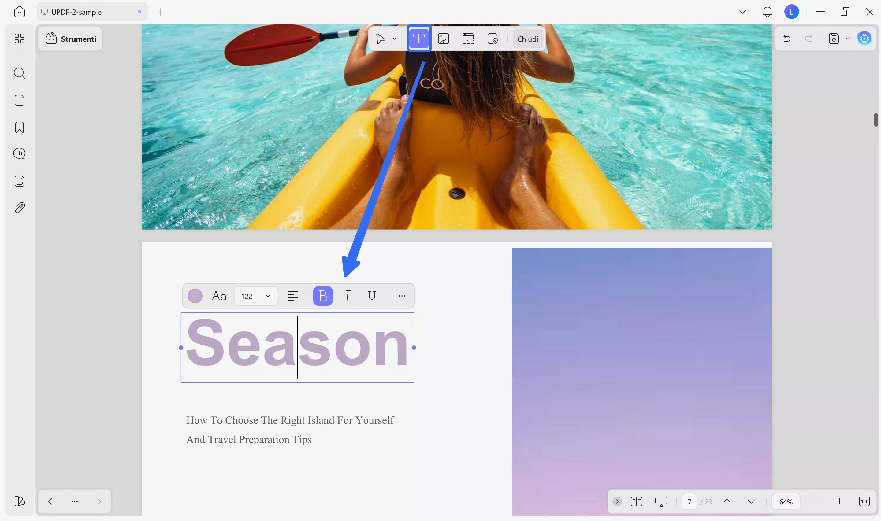 delete text updf windows