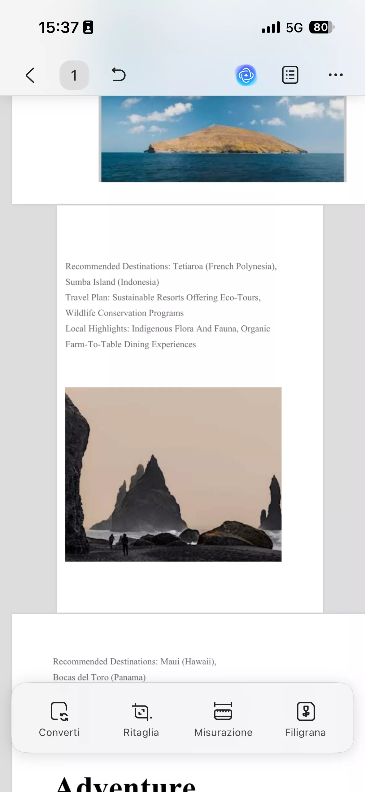 updf ios revert cropping changes