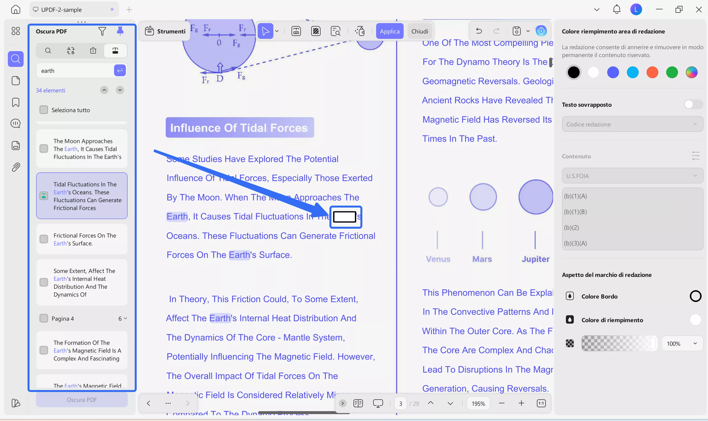 redact specific word
