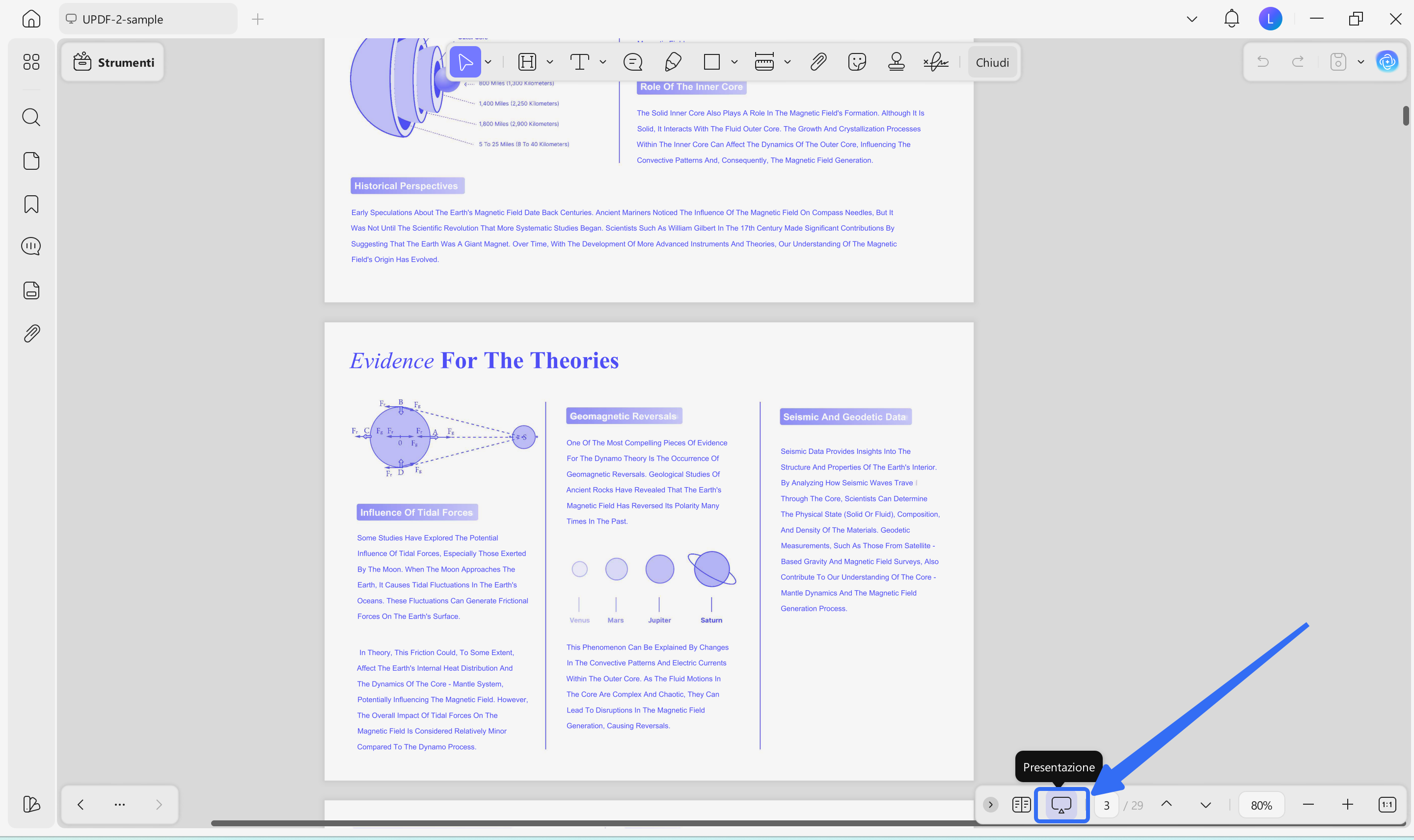 convert pdf to ppt without changing font  slide show mode in UPDF