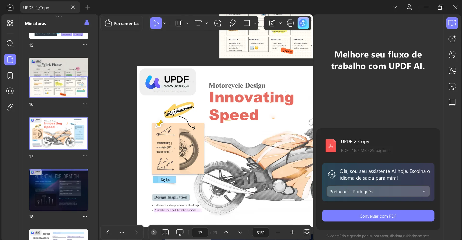 usar UPDF AI no windows com updf aplicativo