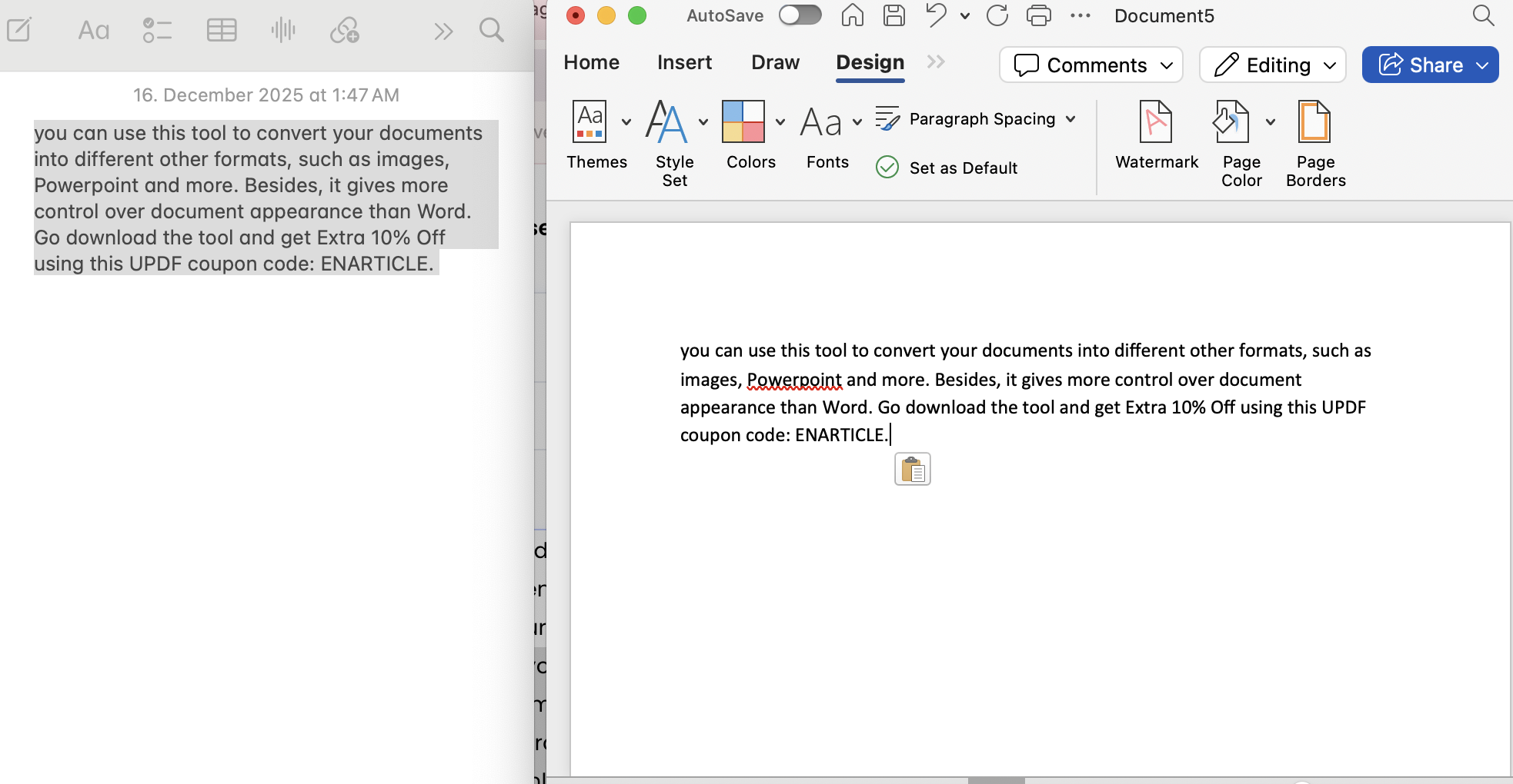 use-notepad-word