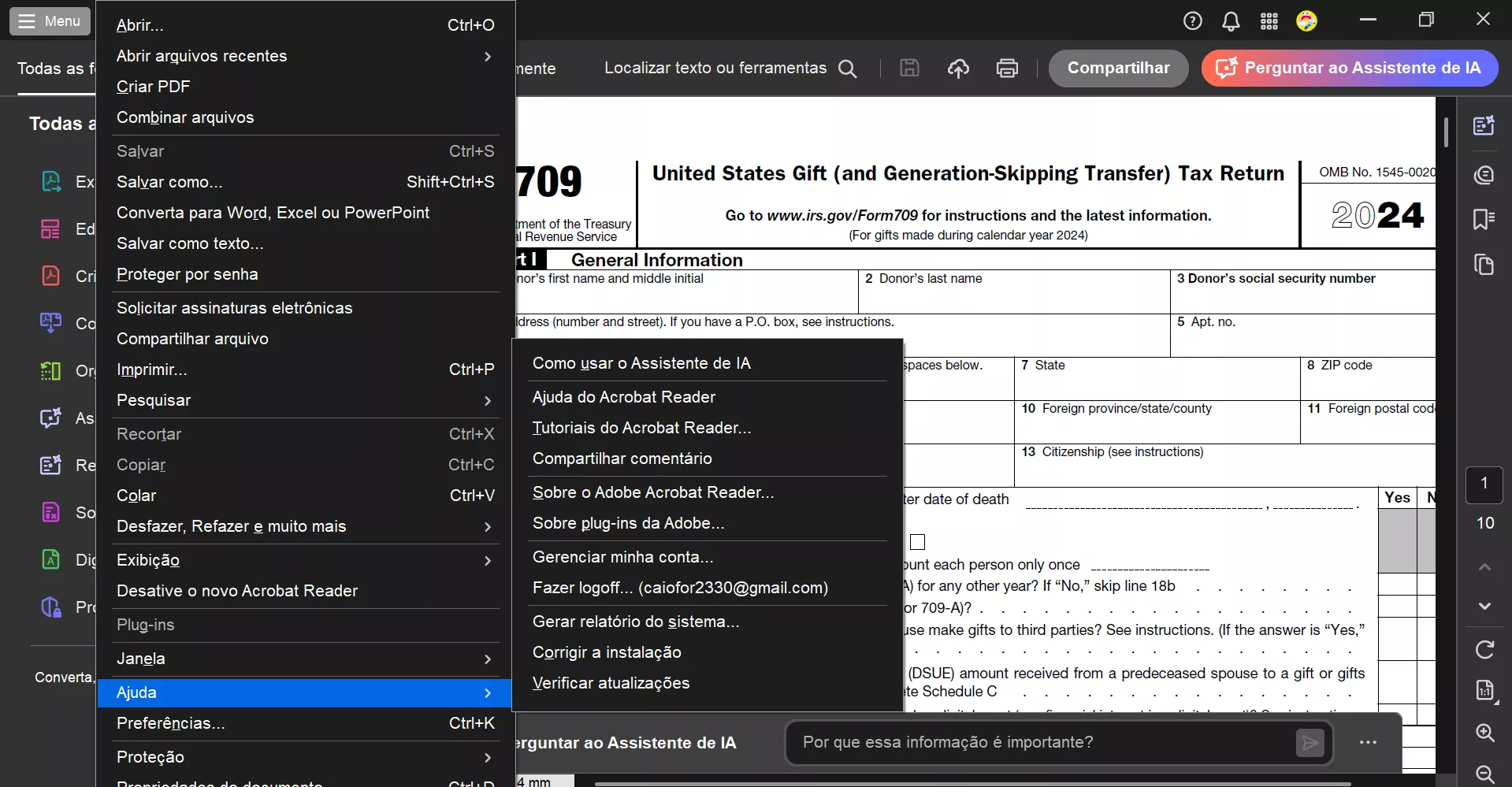 verifique a versão mais recente