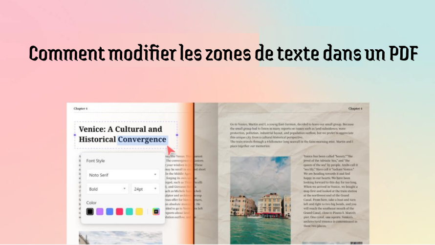 Zone Modifier Modifier et ajouter zone de texte modifiable PDF - UPDF