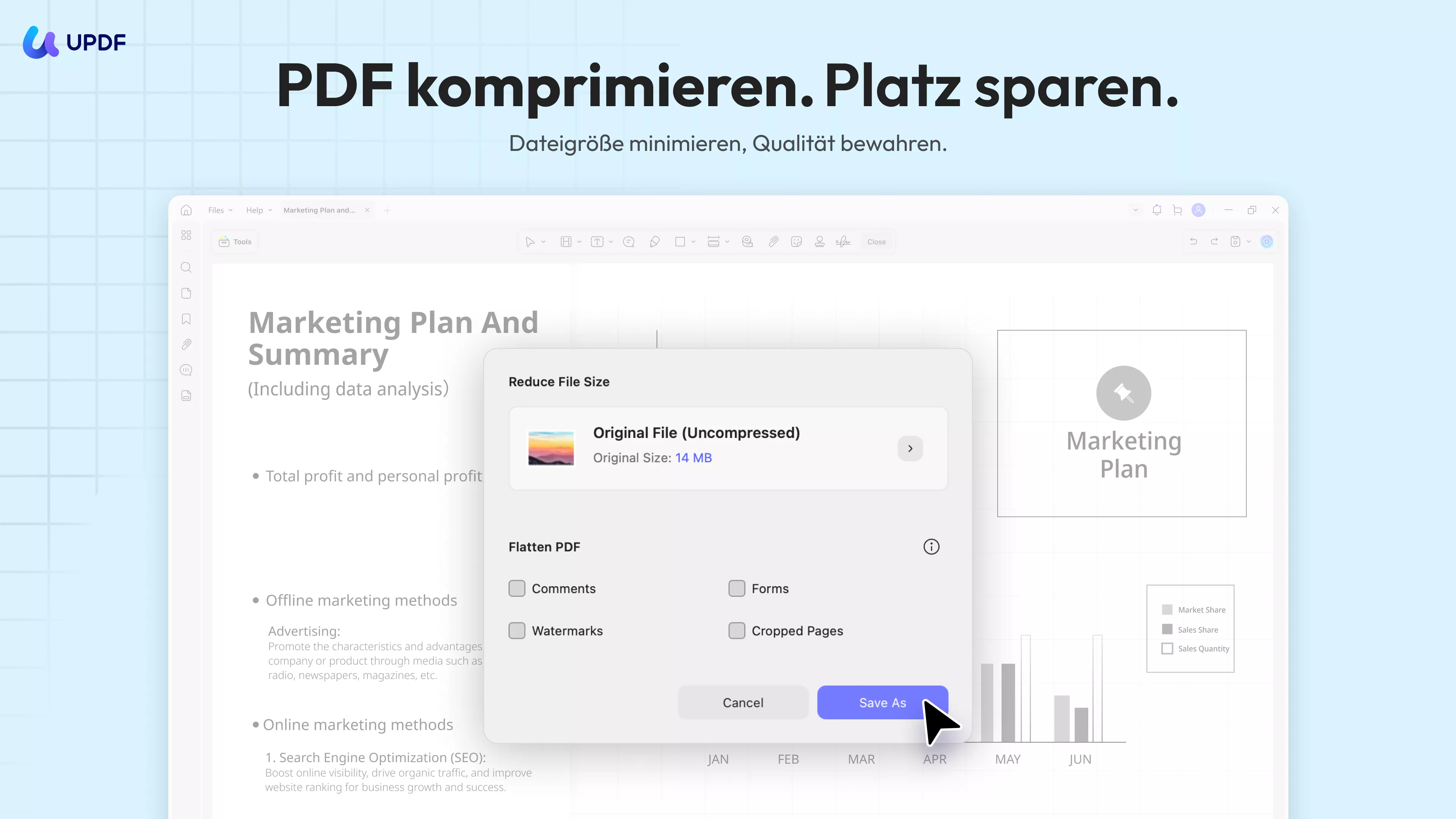 Online-PDF-Komprimierer UPDF