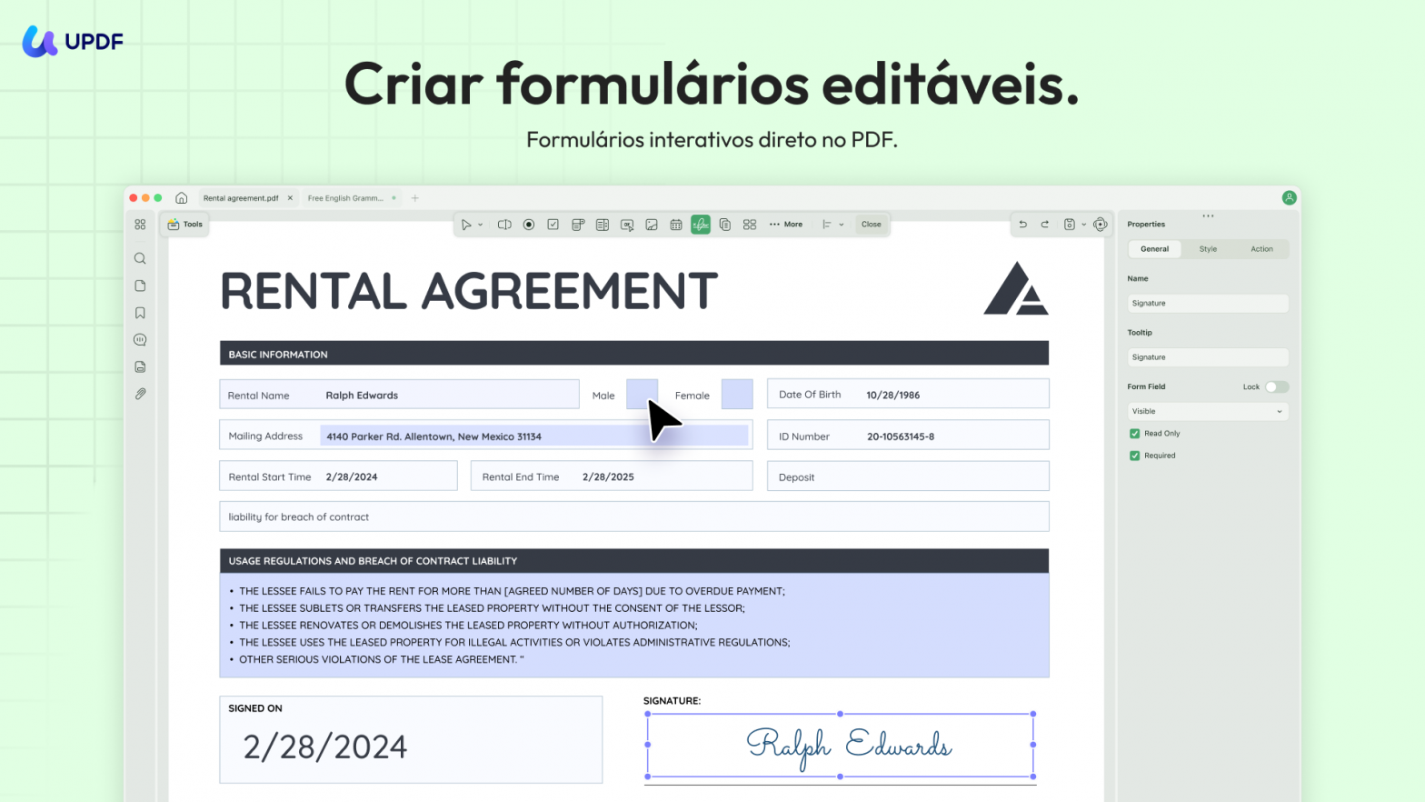 IRS Form 709: Exemplo Preenchido e Como Preencher | UPDF