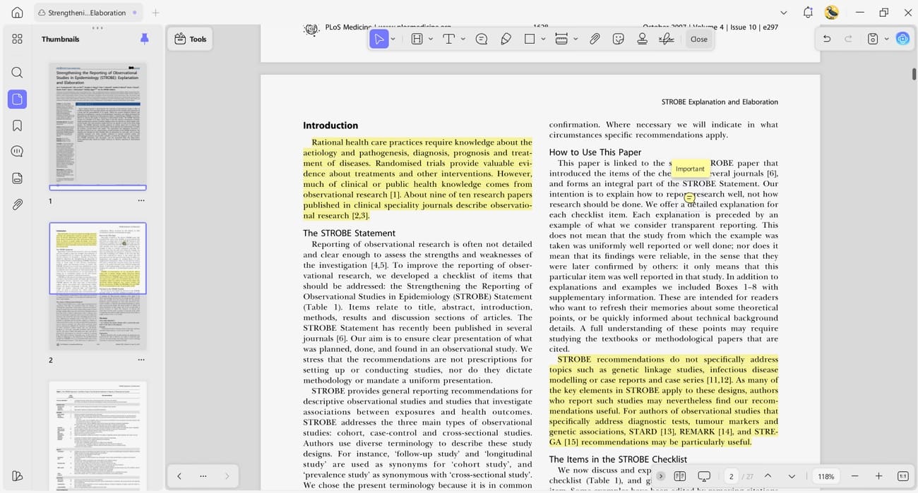 highlight annotate important book passage