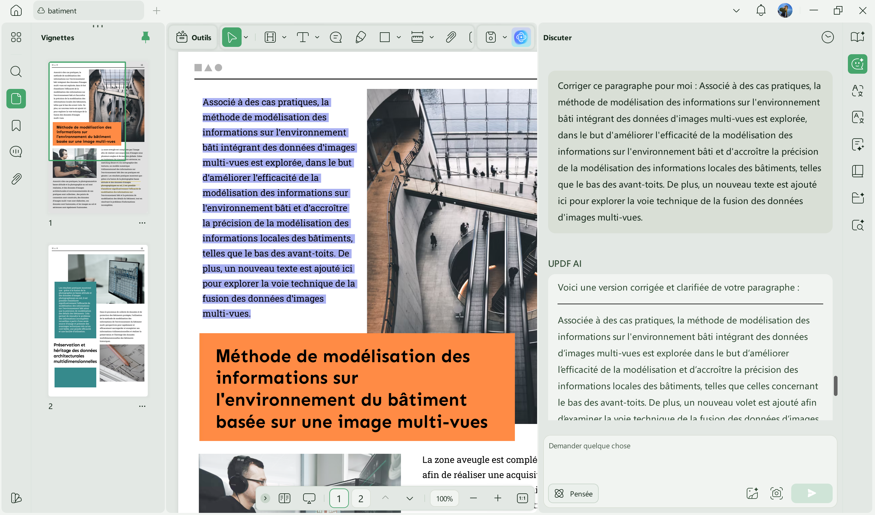 IA de remplissage de formulaires updf IA