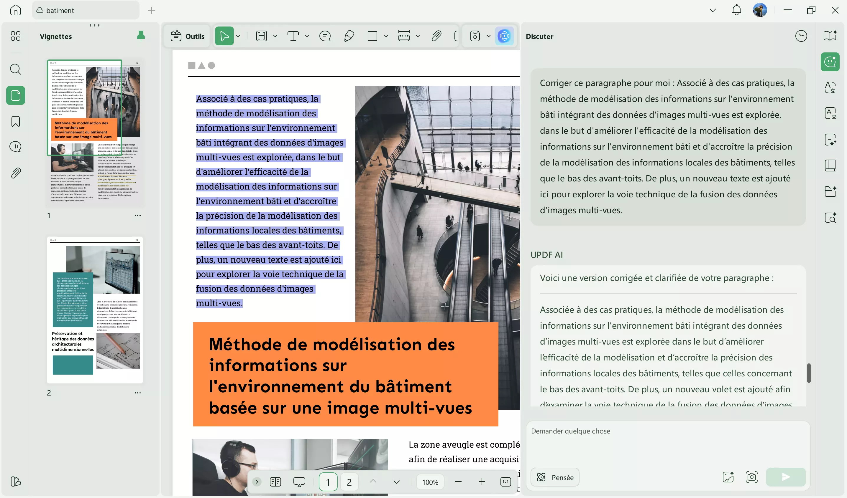 IA de remplissage de formulaires updf IA