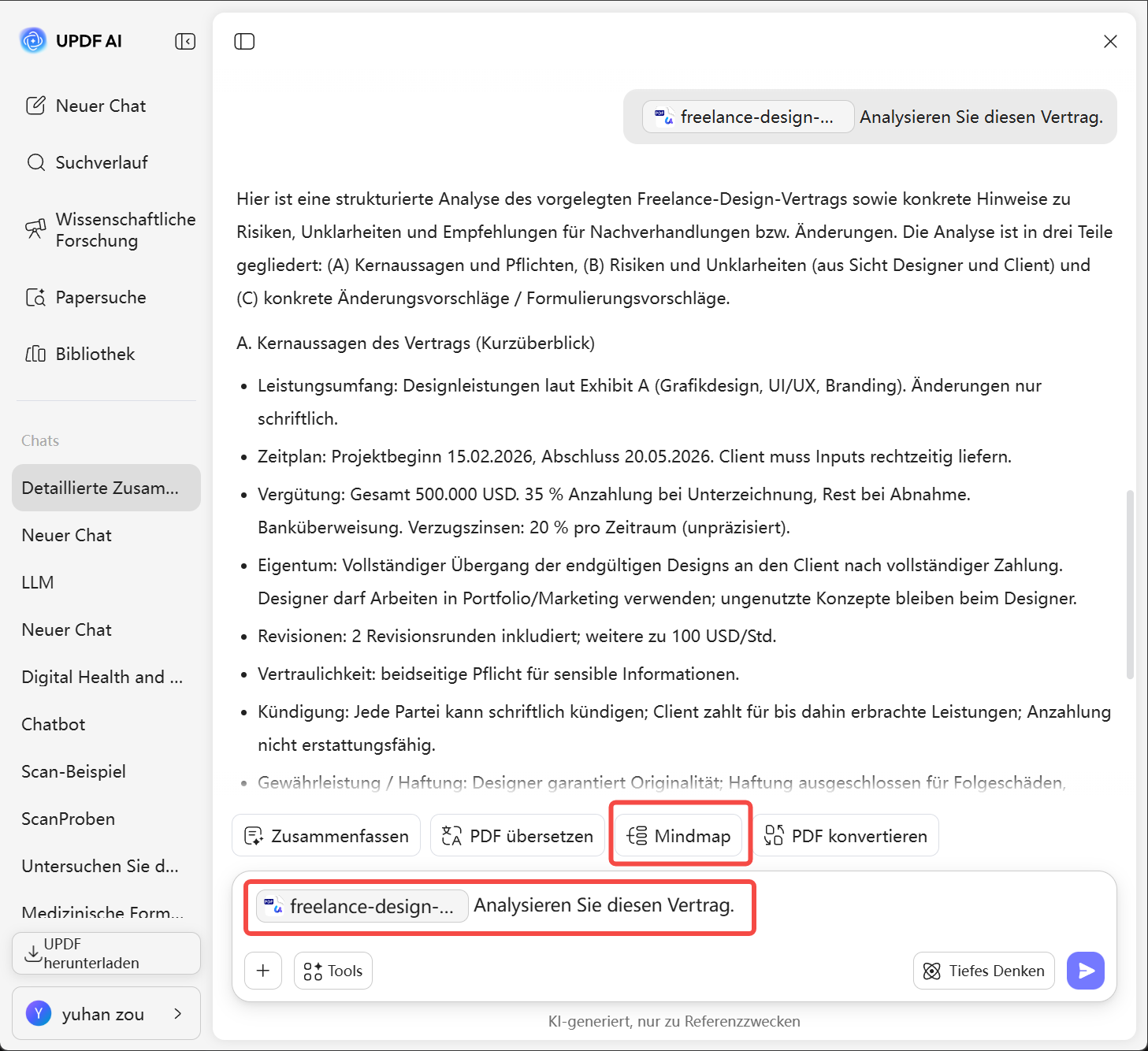 Anleitung zur Nutzung des KI-Analysators für Rechtsdokumente