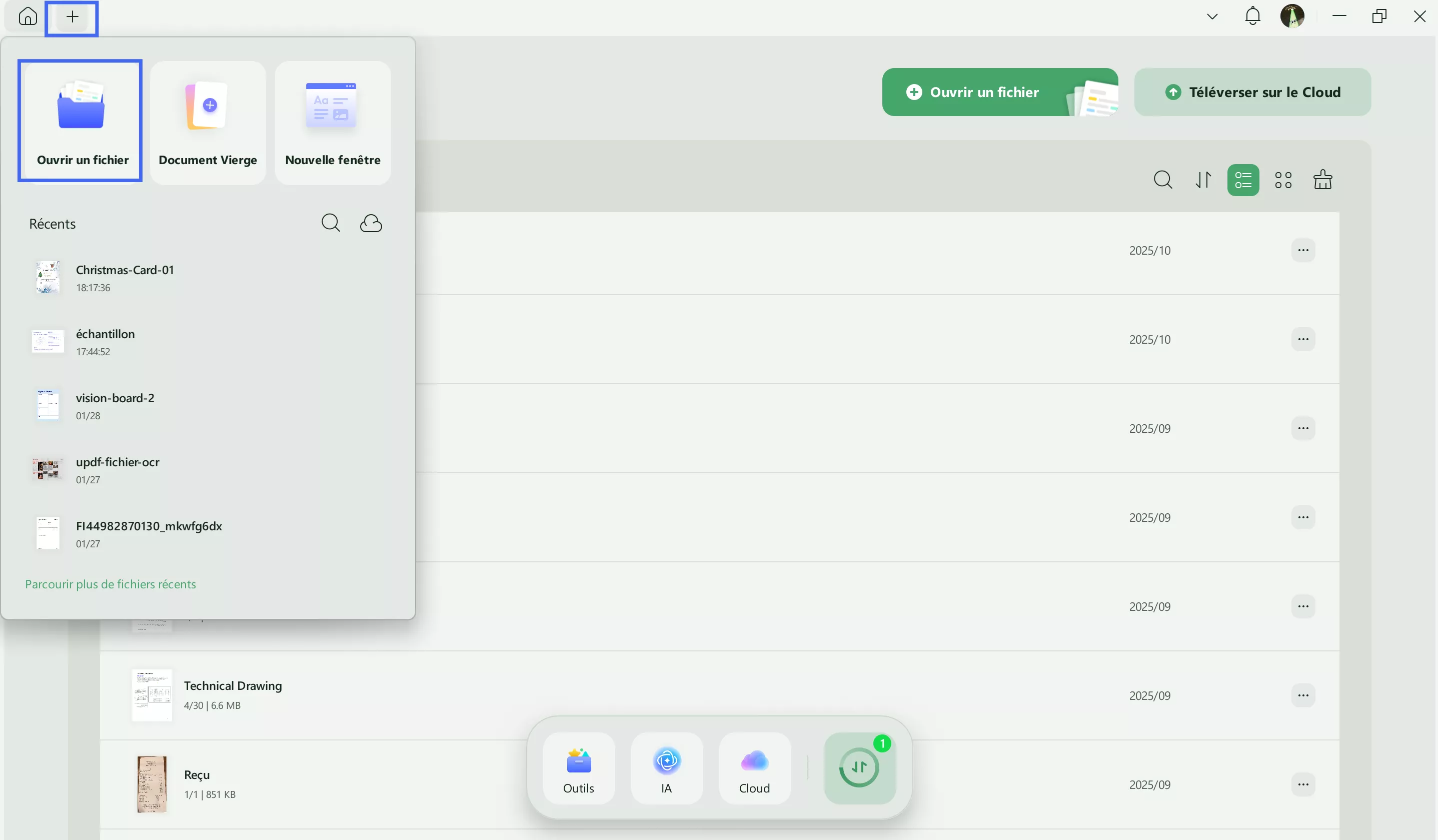 Documents PDF GRE ouverts (updf)