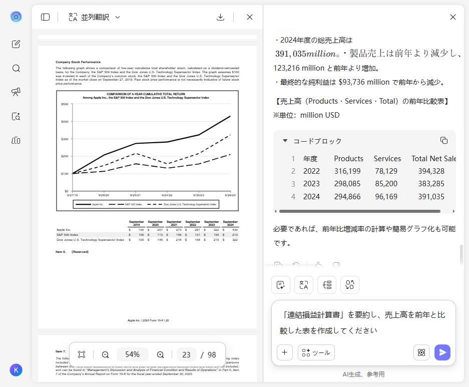 UPDF AIでクライアントデータを分析する方法