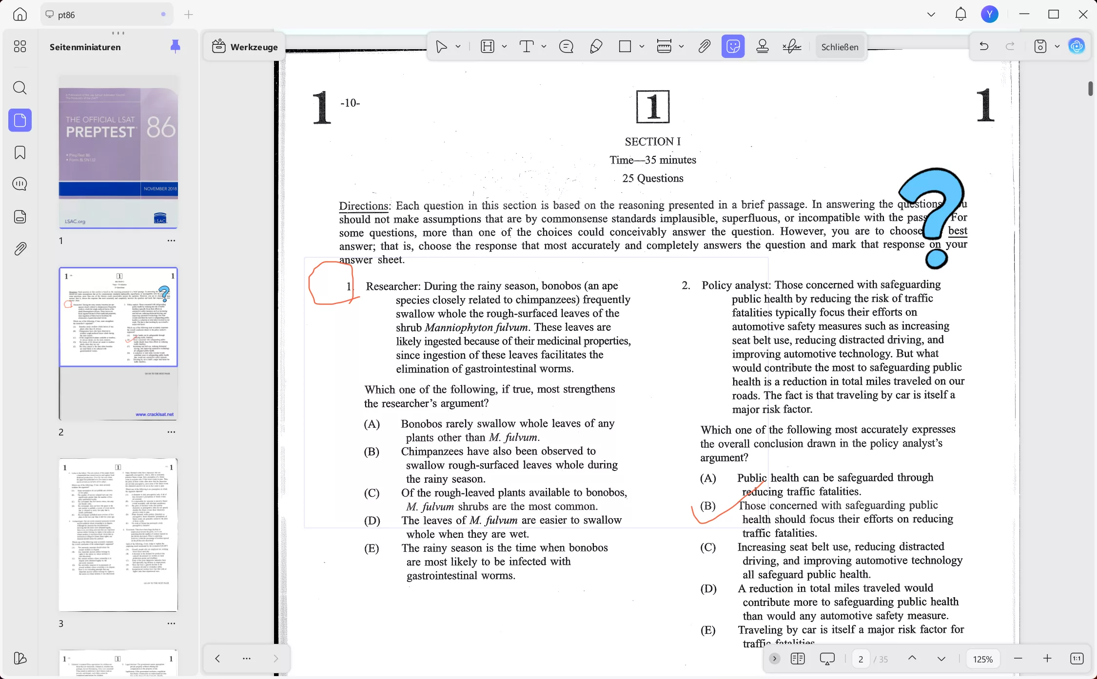 Kommentar hervorheben PDFs updf