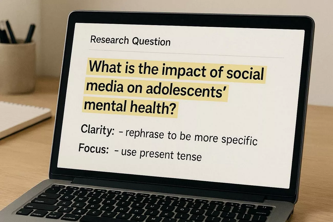 construct clear research