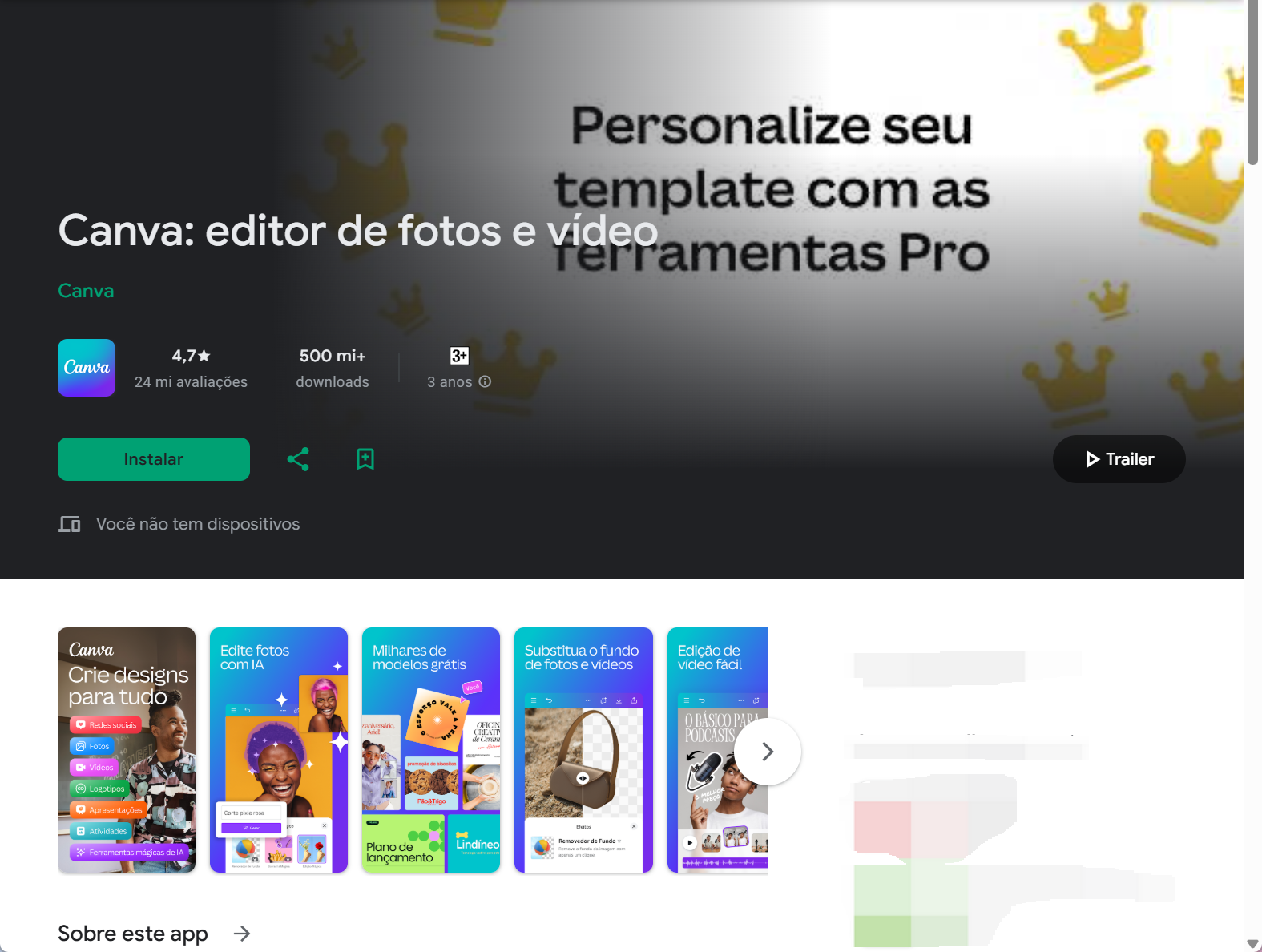 canva - uma das alternativas gratuitas ao keynote para android 